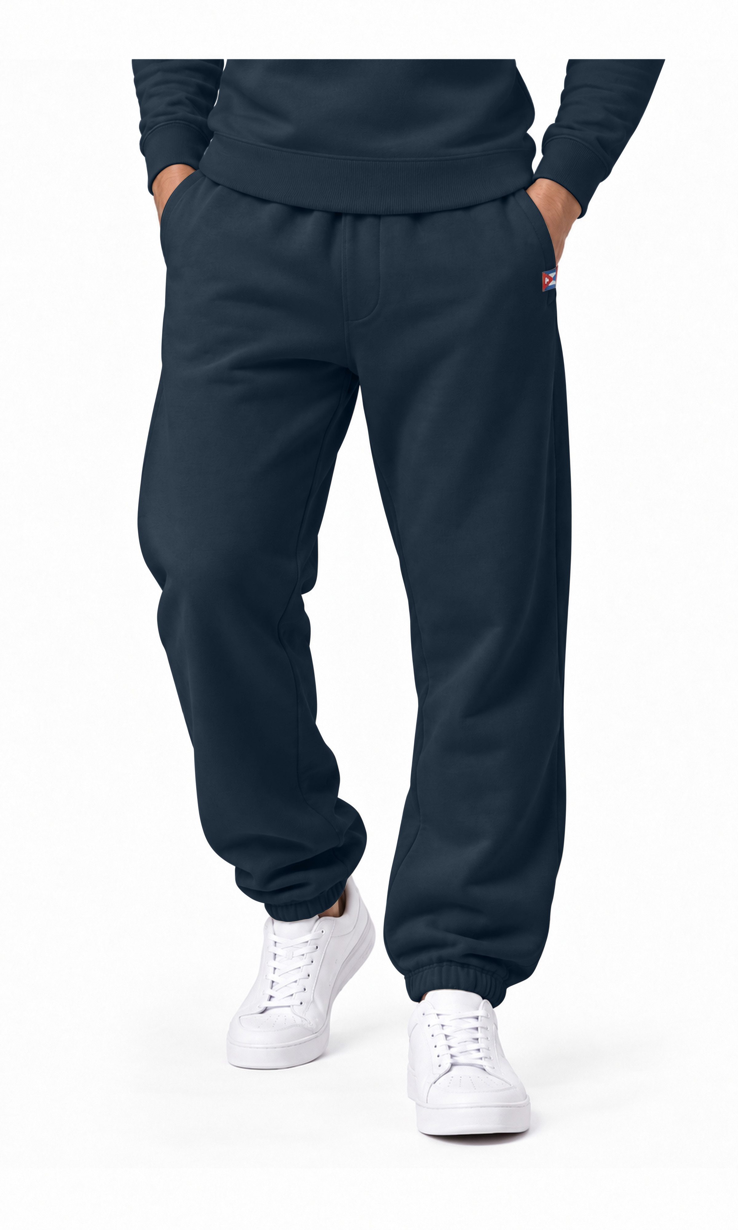 CUBAIANS Jogginghose Caonao Herren Jogginghose Baggy Pant Hose Freizeit Loose Fit Elastischer Bund mit Tunnelzug