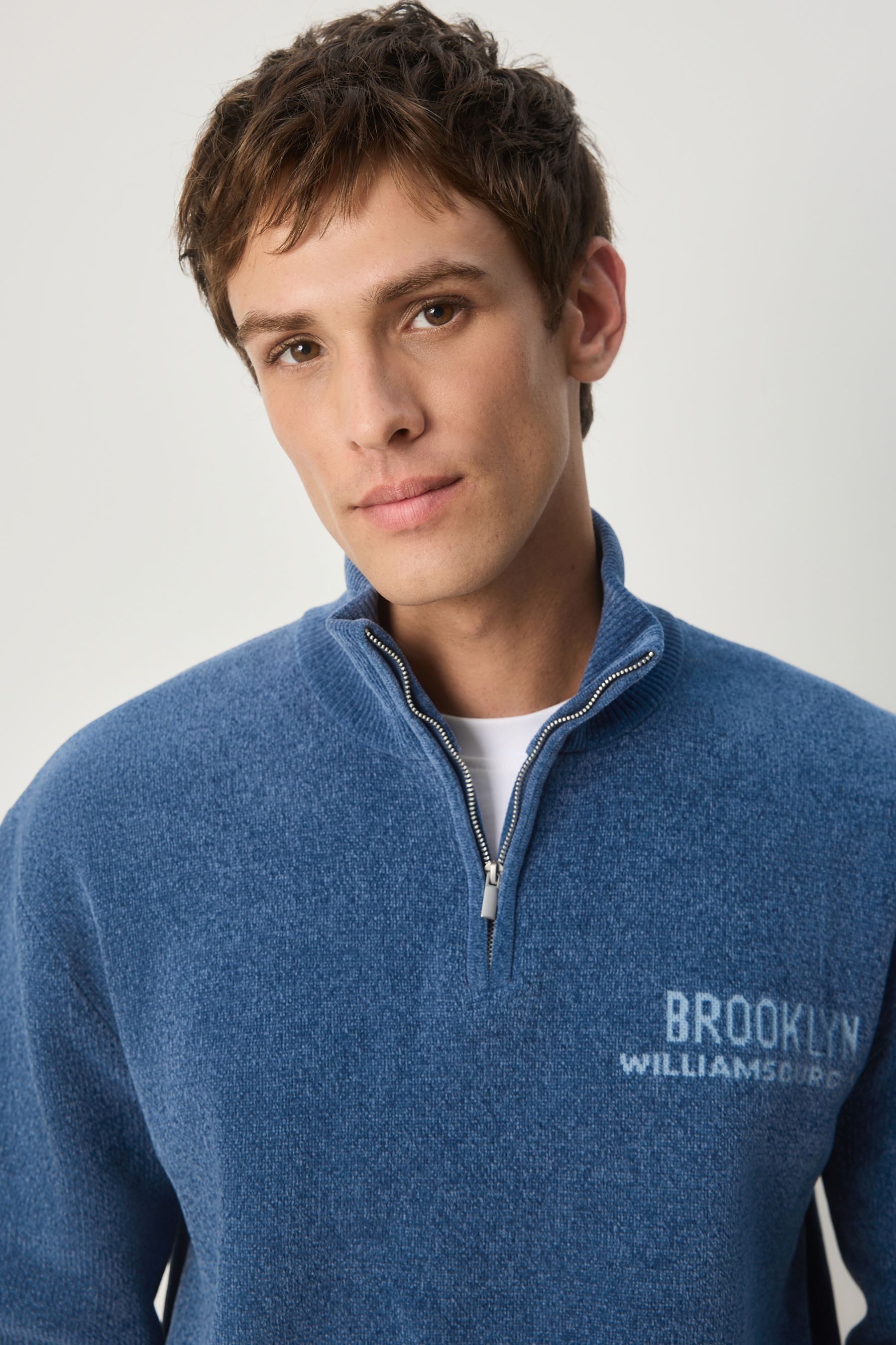 Next Troyer Regular Fit Brooklyn Troyer mit Viertel-RV (1-tlg)