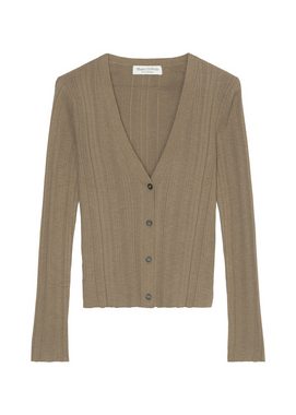 Marc O'Polo Cardigan aus Organic Cotton-Leinen-Slub-Garn