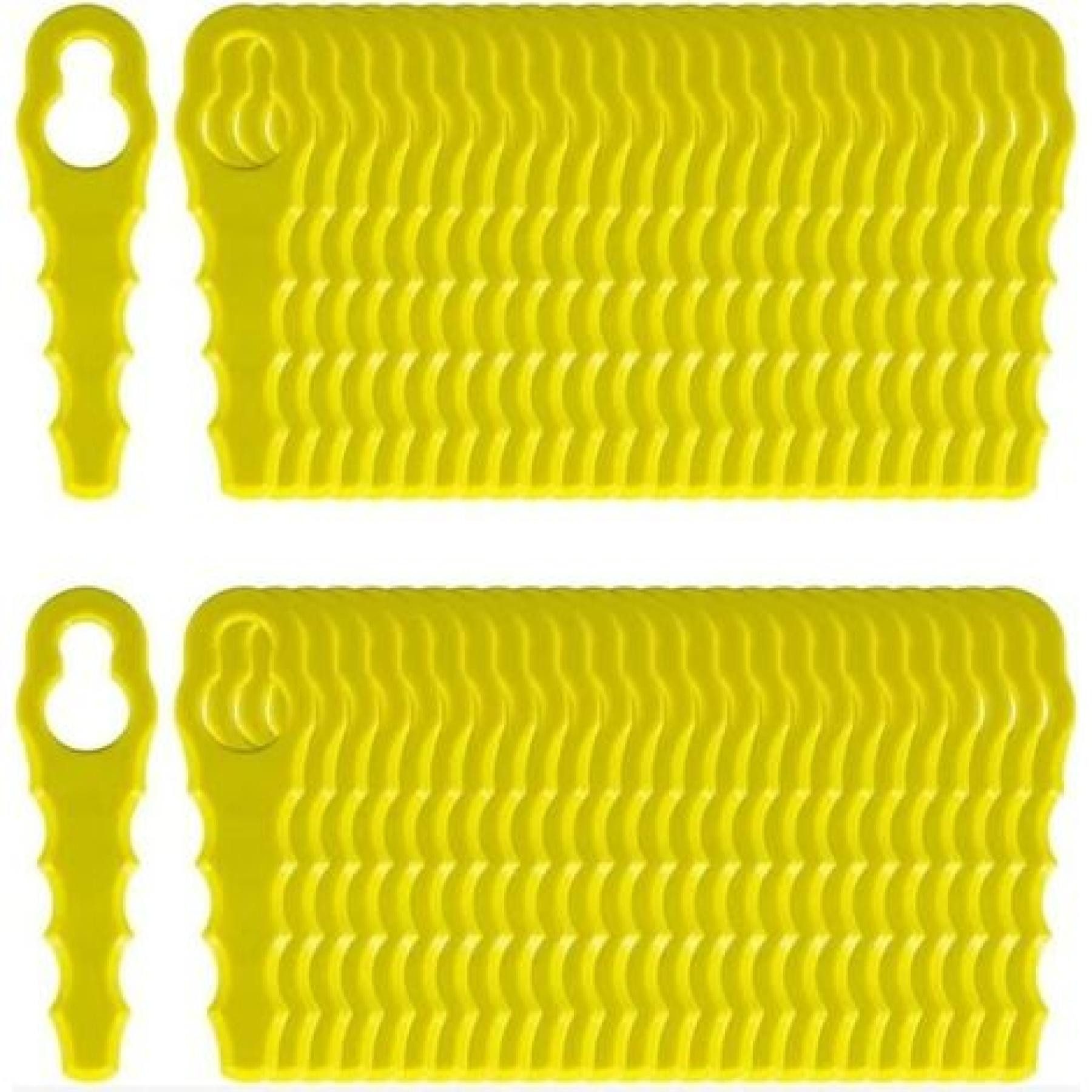 FELIXLEO Motorsensenmesser Set 100 Ersatzklingen kompatibel Ryobi Schneiden RAC155 RAC157 (1-St)