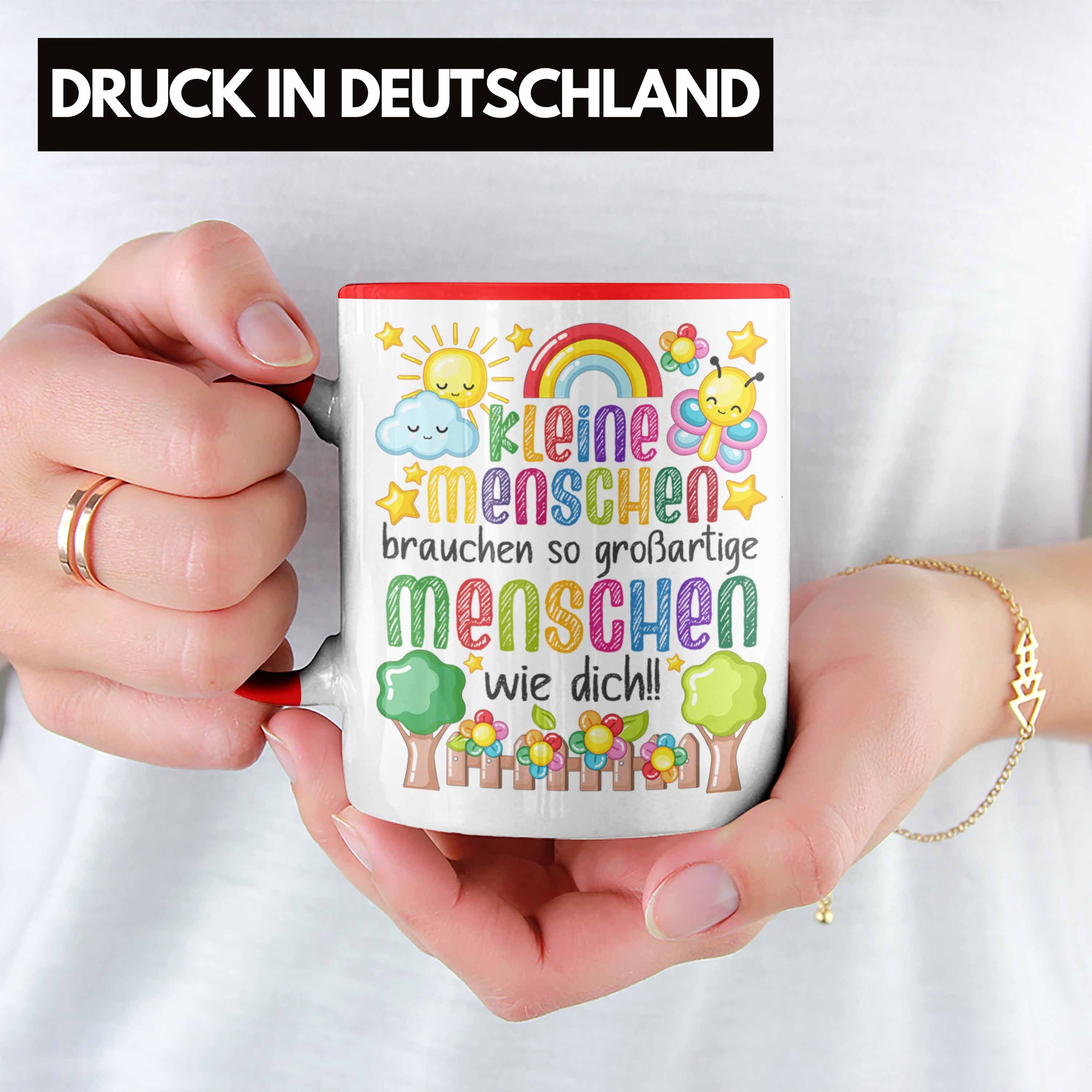 Trendation Tasse Trendation - Erzieherin Tasse Geschenk Danke Dankeschön Abschiedsgesch