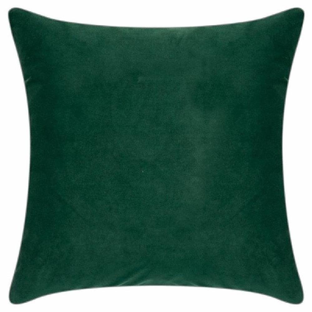 PAD Dekoobjekt Kissenhülle Samt Elegance Dunkelgrün (50x50cm) günstig online kaufen