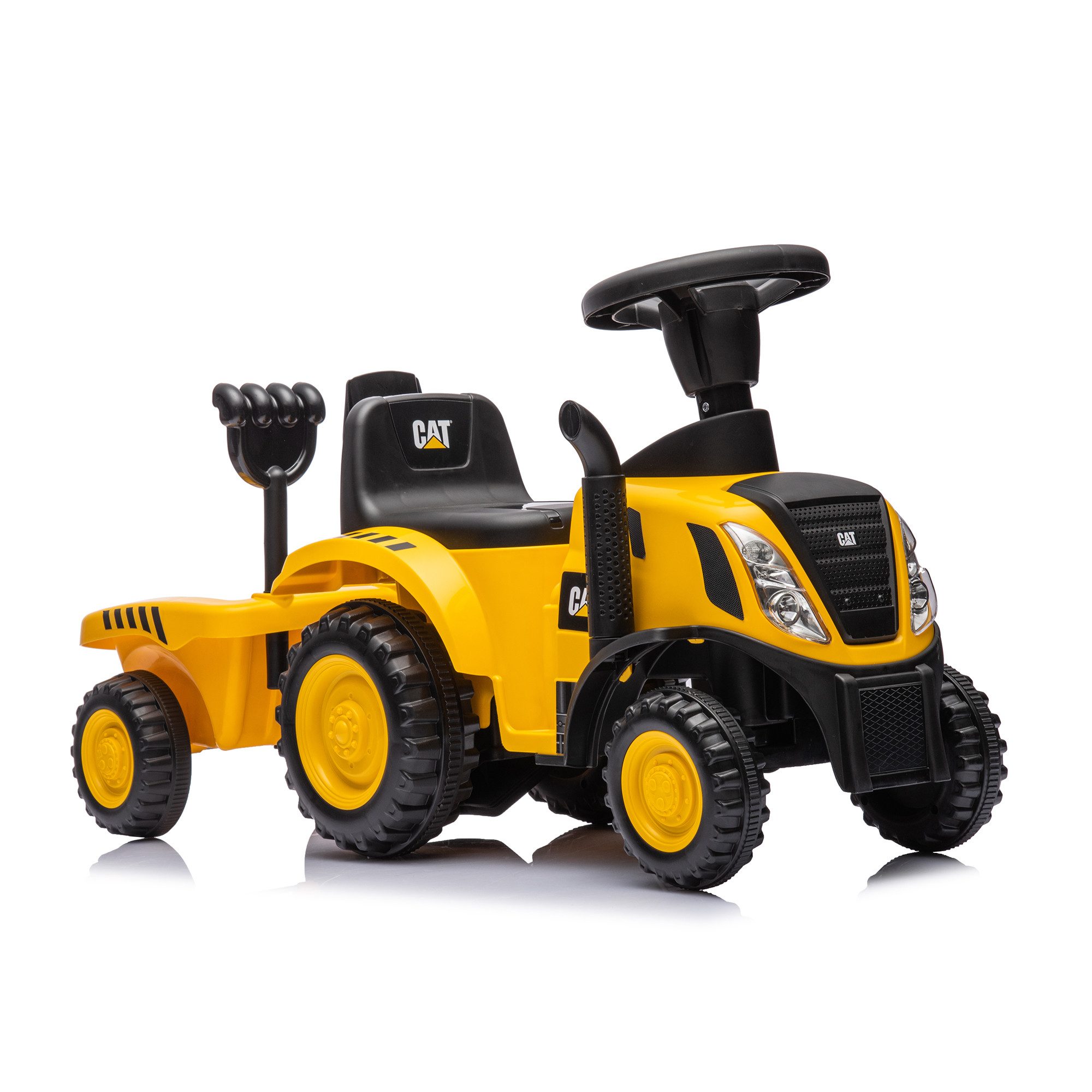 Lemodo Rutscherauto Rutscherauto Traktor mit Anhänger und Zubehör, für Kinder im Alter von 12 - 36 Monaten geeignet