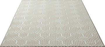 Teppich Creation 50057, merinos, rechteckig, Höhe: 10 mm, elegant, glänzend, Kurzflor, pflegeleicht, Wohnzimmer