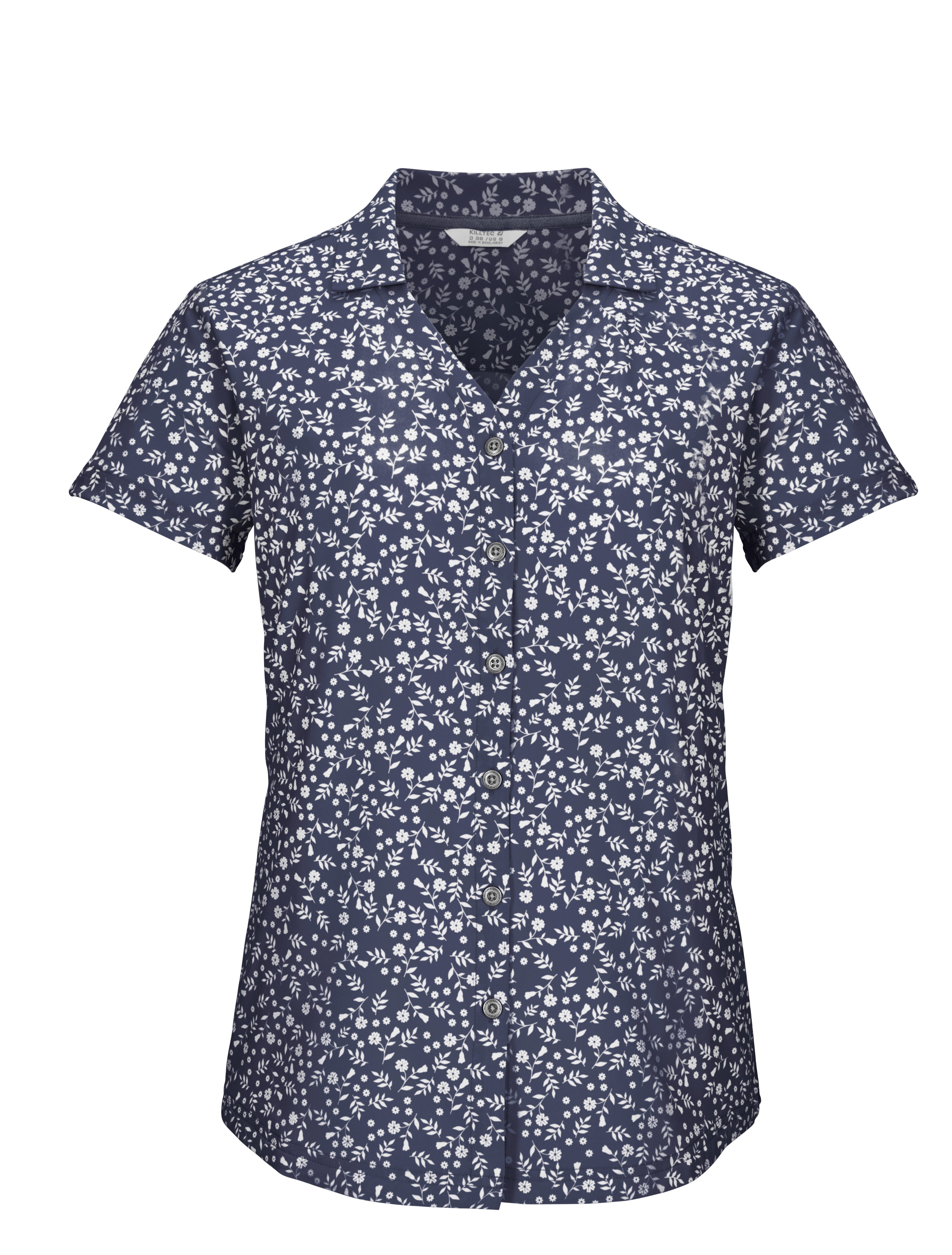 Killtec Funktionsbluse KOS 86 WMN WVN SHRT für Wandern und sportliche Aktivitäten, aus Polyester und Elasthan