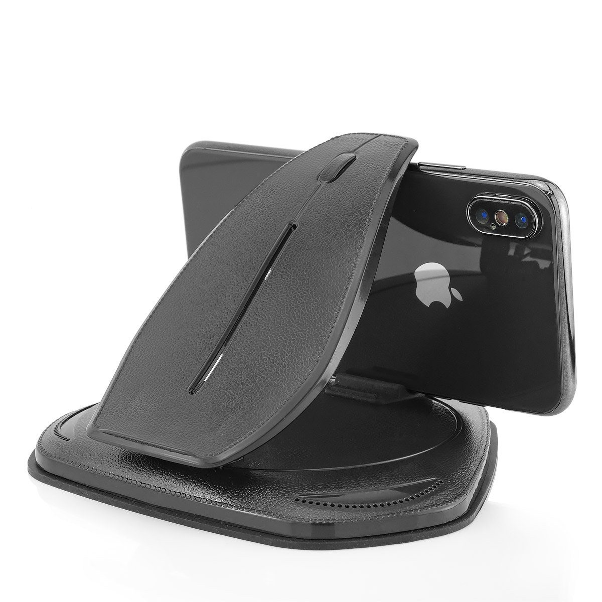 MidGard Smartphone-Halterung Universal Armaturenbrett Autohalterung für Smartphones, Navi usw., (bis 7.5 Zoll, rutschfest ohne Kleber, ohne Schrauben, ohne Saugnapf)