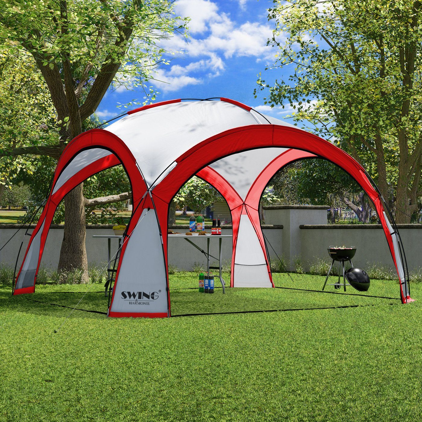 Swing&Harmonie Faltpavillon LED Event Pavillon 3,6 günstig online kaufen
