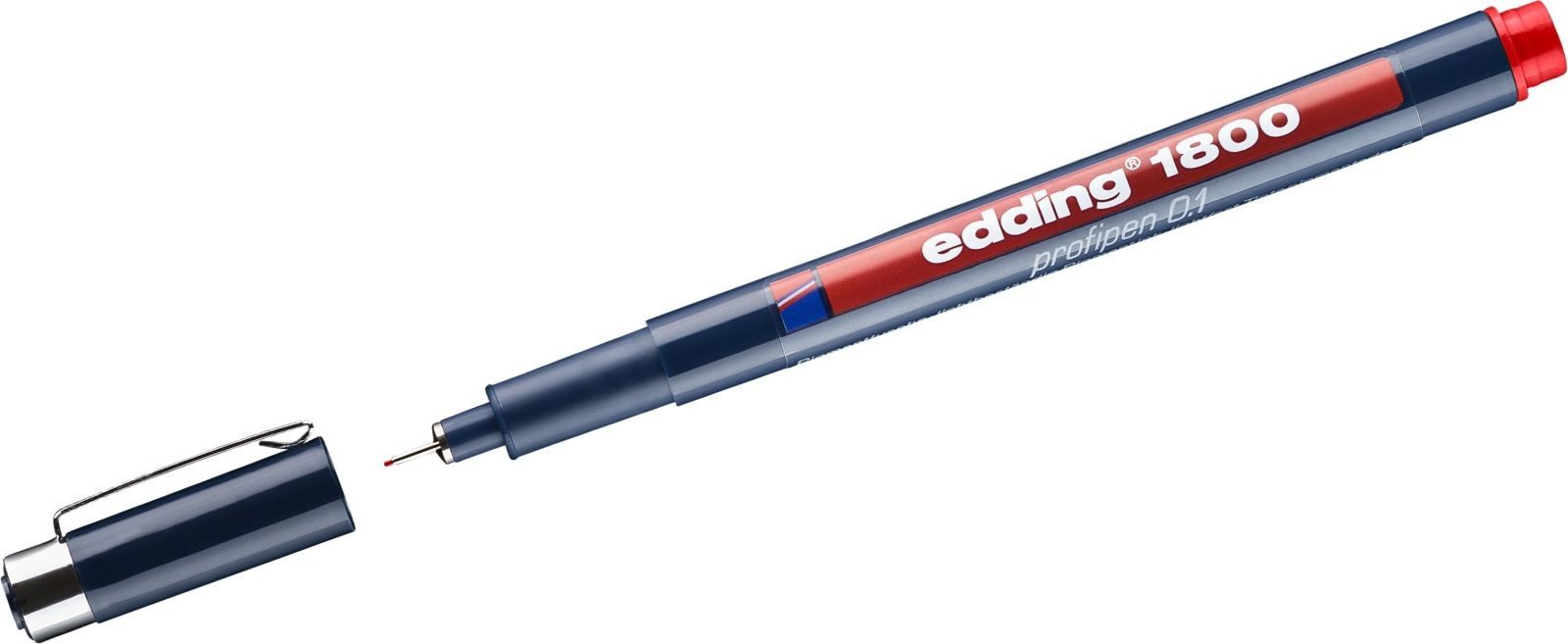 Fineliner Faserzeichner edding 1800 profipen 0.1 ca. 0,25mm rot