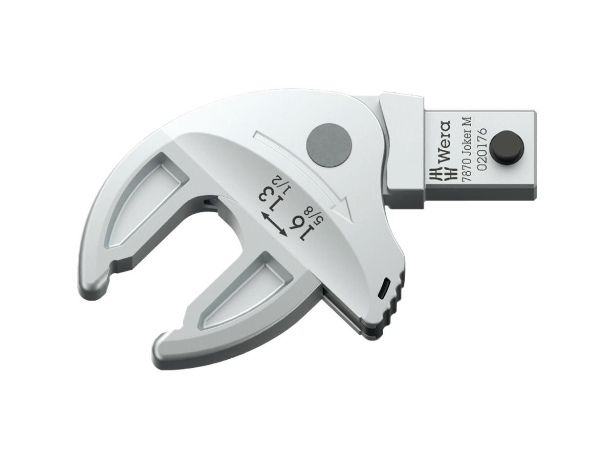 Wera Maulschlüssel 7870 Joker M, Selbstjustierend, 30° Rückschwenkwinkel, mechanische Ratschenfunktion