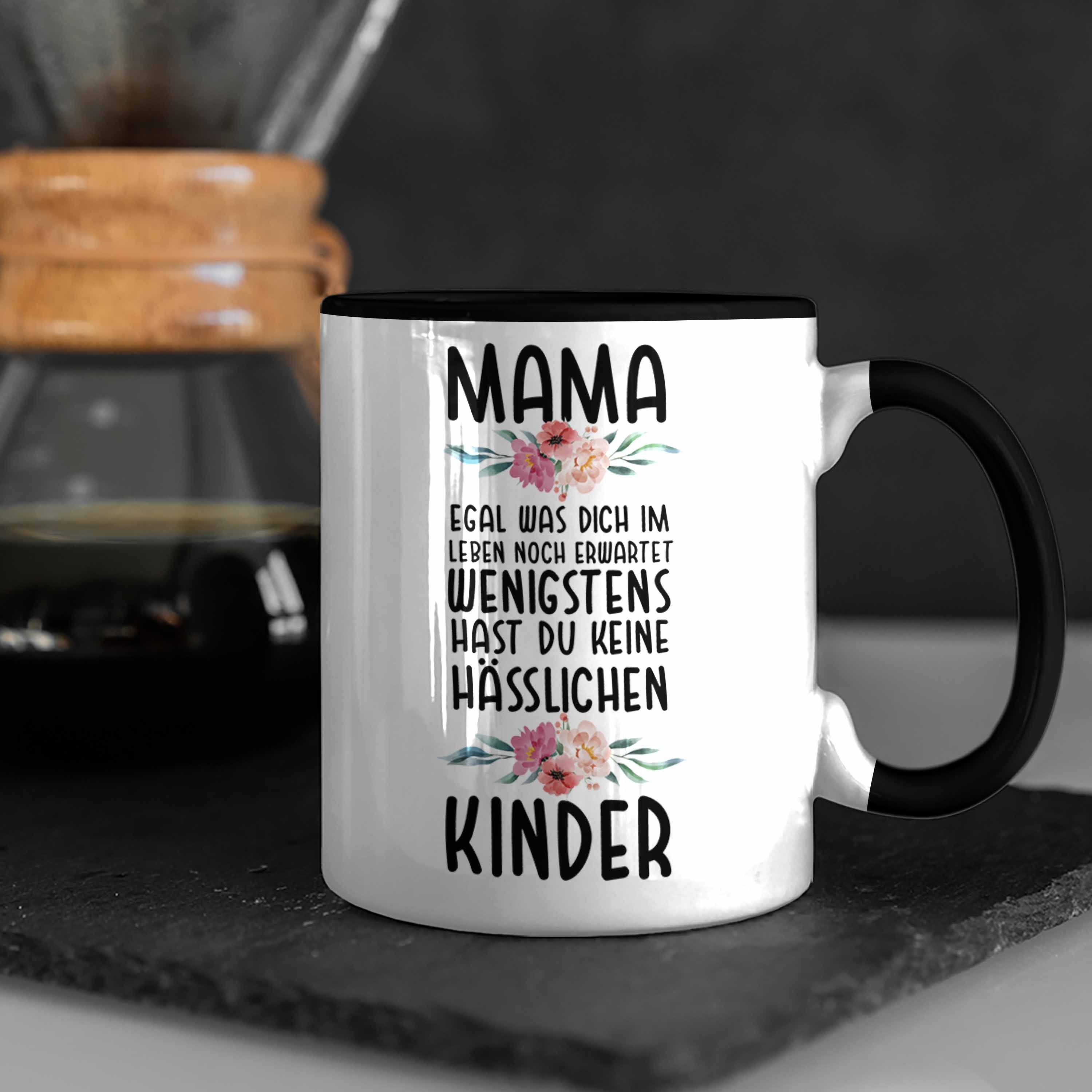 Mami Kinder Tasse Trendation Geburtstag Mutter Muttertag Hässliche Spruch Trendation Mama - Geschenk von Schwarz Tasse Kinder