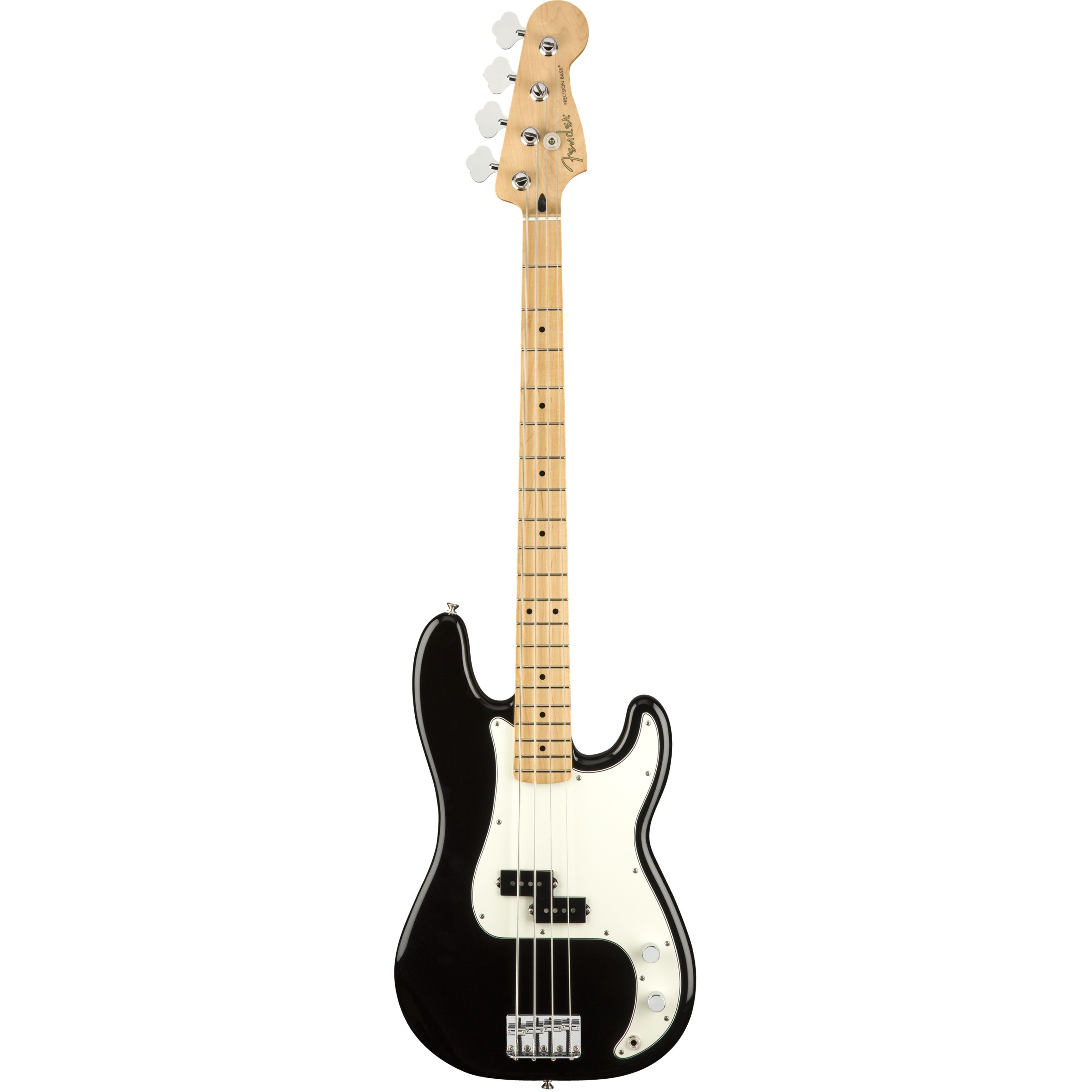 Fender E-Bass, Player Precision Bass MN Black - E-Bass