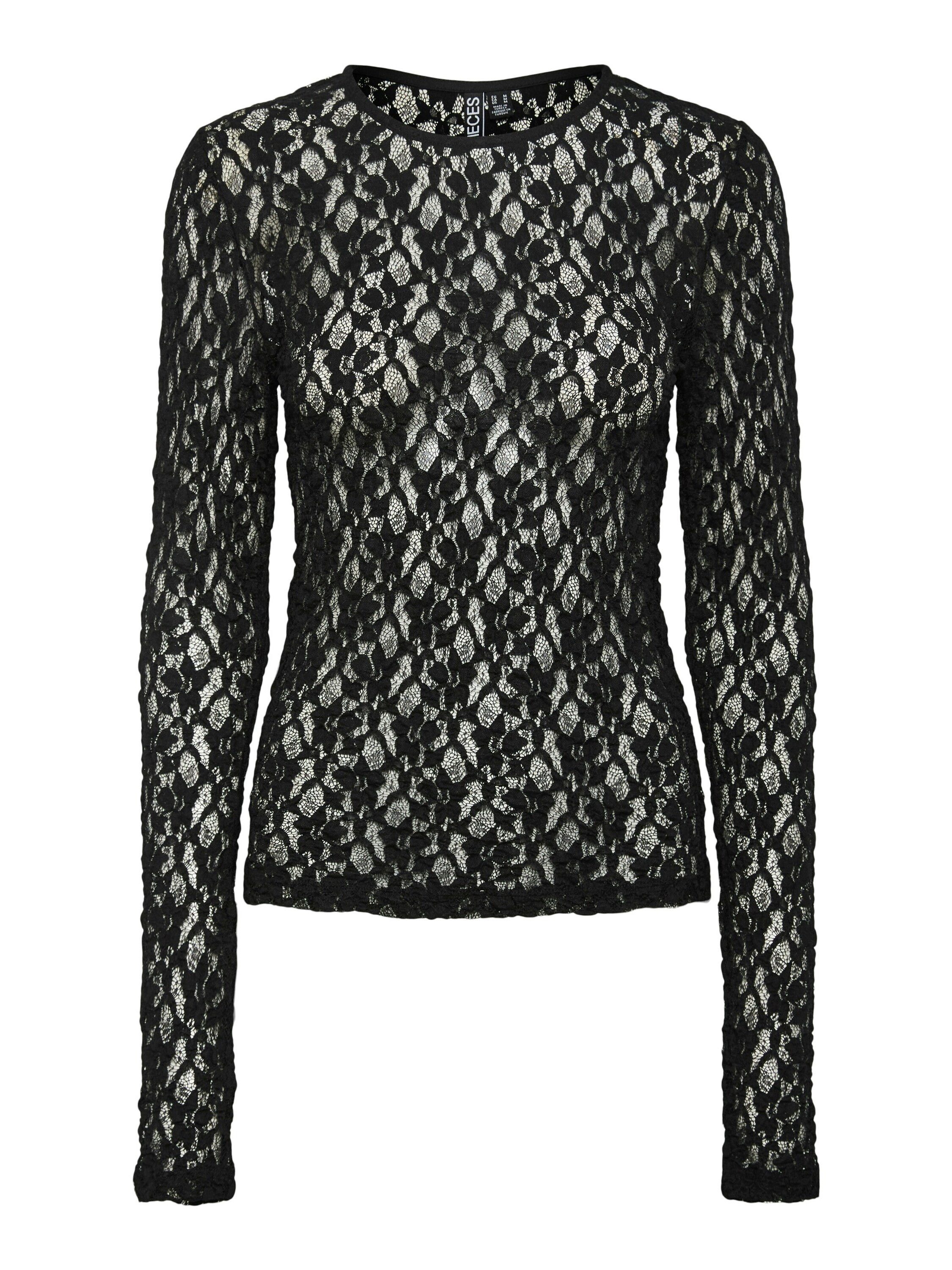 pieces Langarmshirt Hazel (1-tlg) Spitze günstig online kaufen