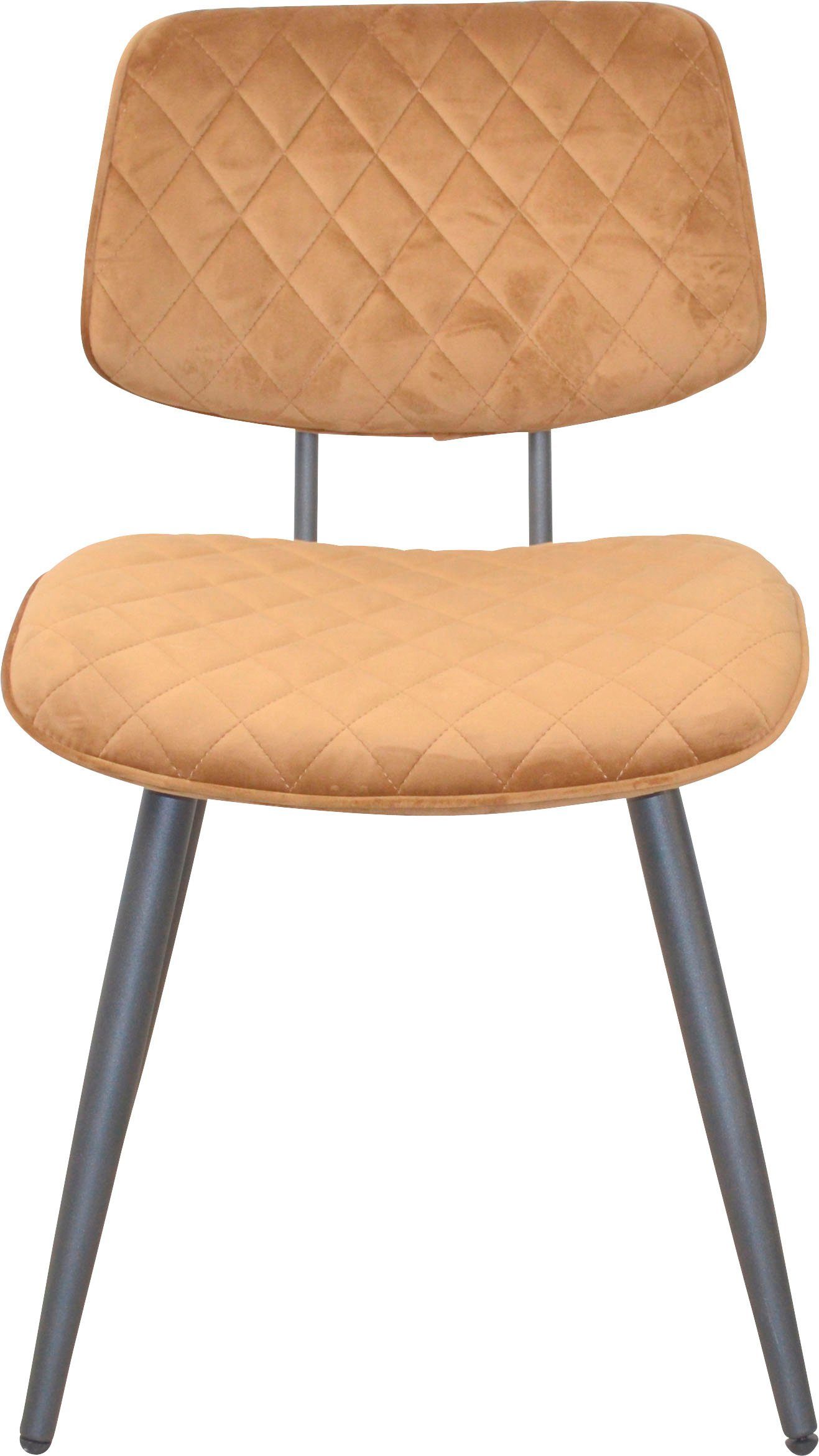 INOSIGN Polsterstuhl (Set, 1 St), Gestell aus Stahlrohr, Sitz und Rücken schaumstoffgepolstert