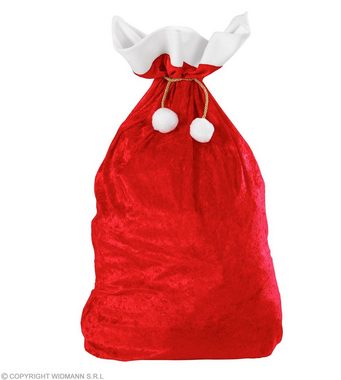 Scherzwelt Kostüm Santa Claus Kostüm XL - Nikolaus SAMT Delux + roter Sack