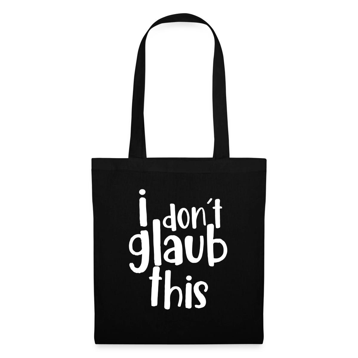 Spreadshirt Henkeltasche I Don't Glaub This TV Meme Dschungel Stoffbeutel (1-tlg)