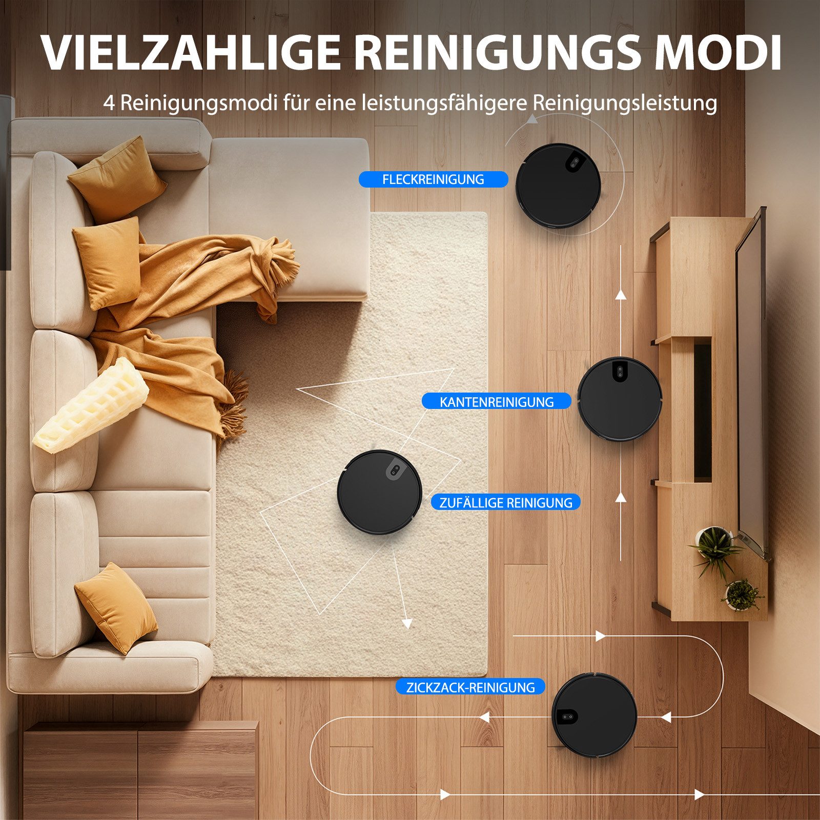 AKKEE Saug- & Wischroboter - Bild 4