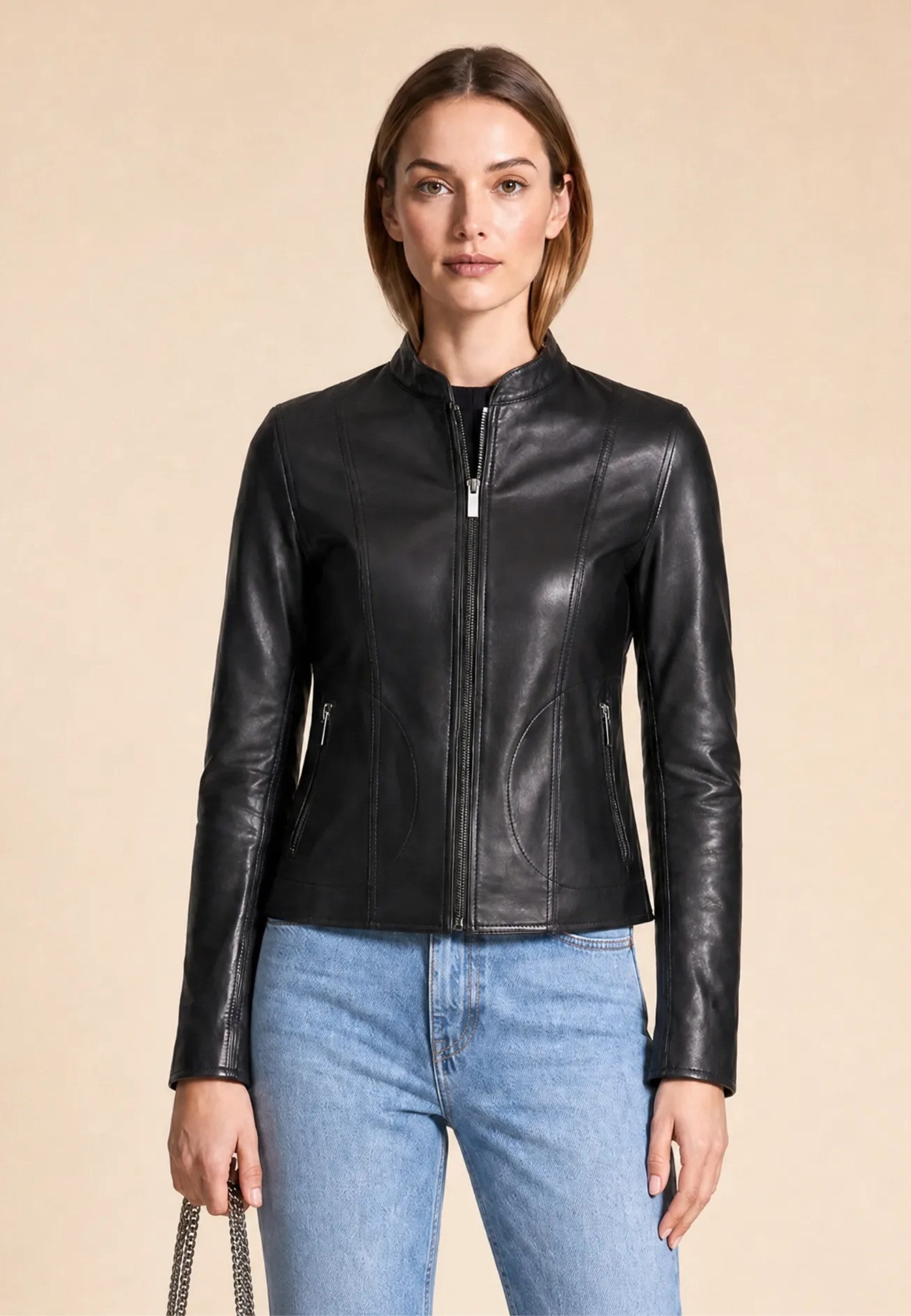 Lederjacke Aurore
