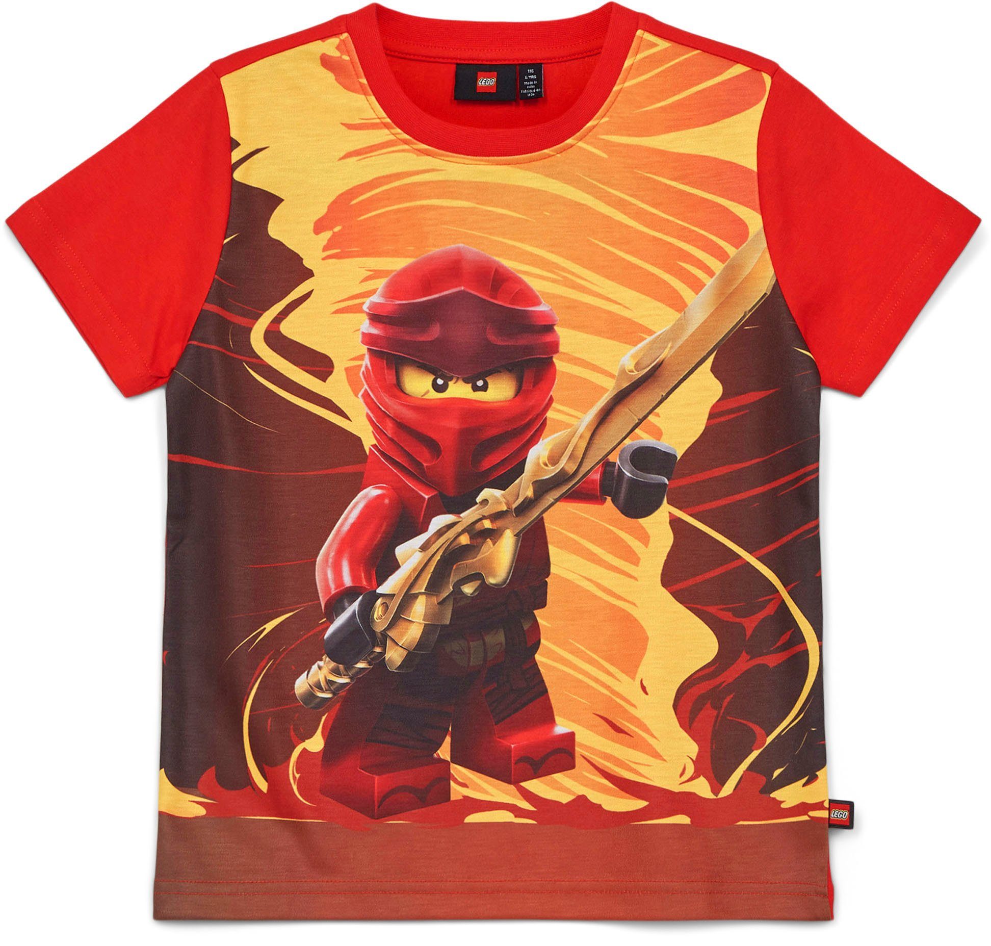 T-Shirt red LEGO® Frontprint coolem mit Wear