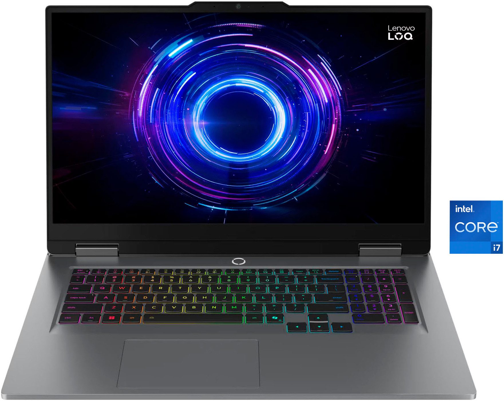 Lenovo LOQ 17IRX10 RTX 5050/5060/5070 Gaming-Notebook (43,9 cm/17,3 Zoll, Intel Core i7 13650HX, GeForce RTX 5060, 32 GB, 1000 GB SSD)