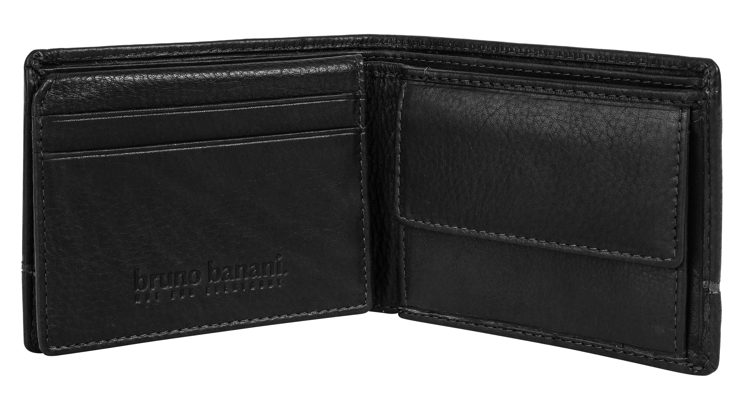 Bruno Banani Geldbörse BRUNO BANANI Herren echt Leder, echt Leder – Bild 5 von 5