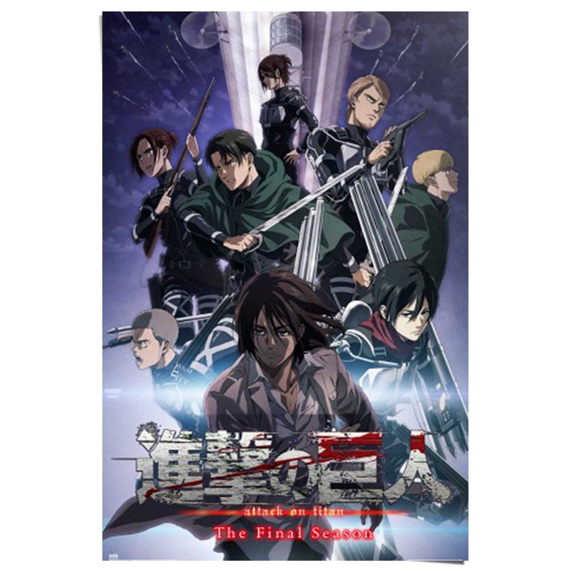 Reinders! Poster Attack on Titan - the final season günstig online kaufen