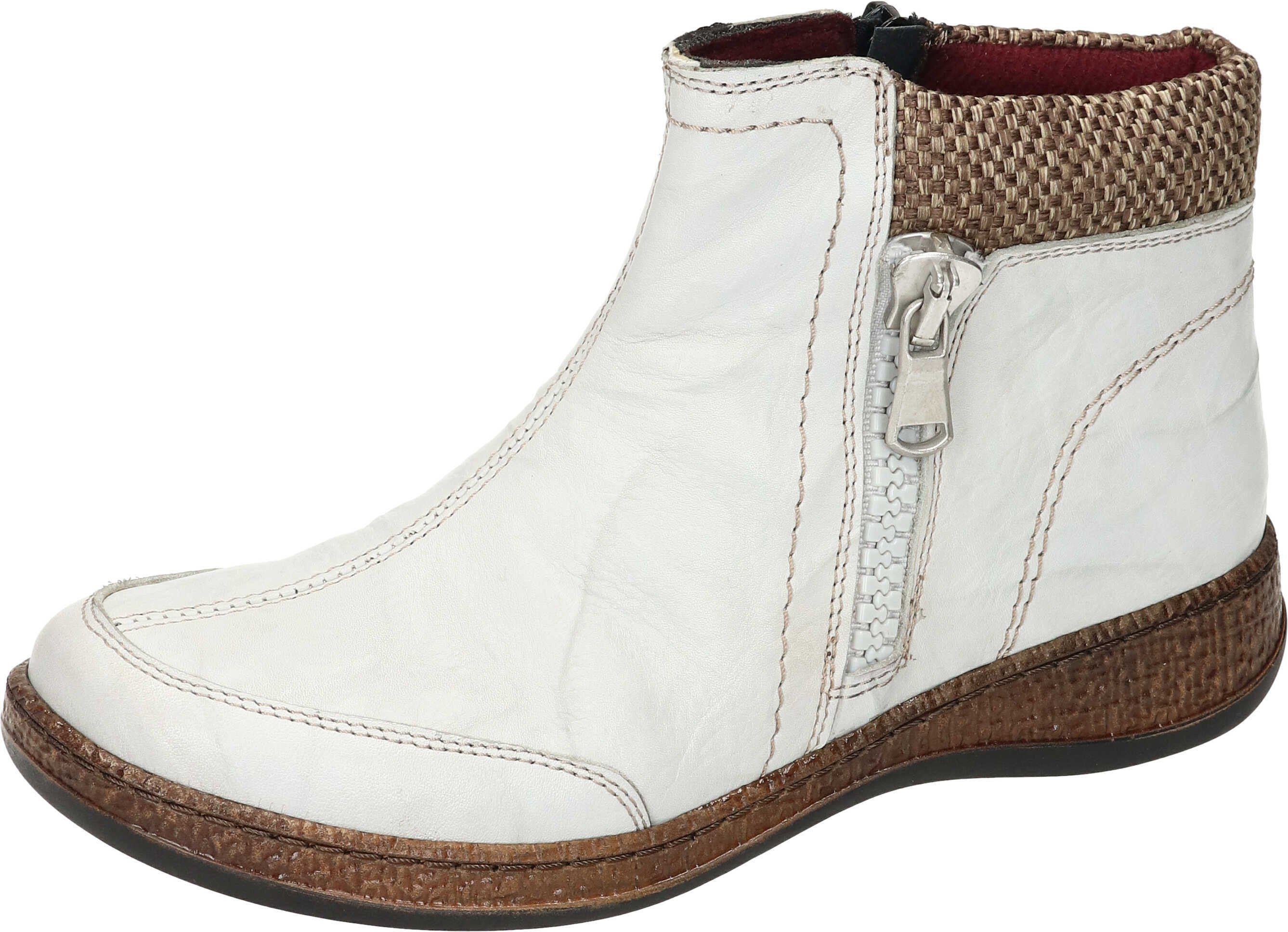 Comfortabel Stiefeletten Stiefelette aus echtem Leder günstig online kaufen