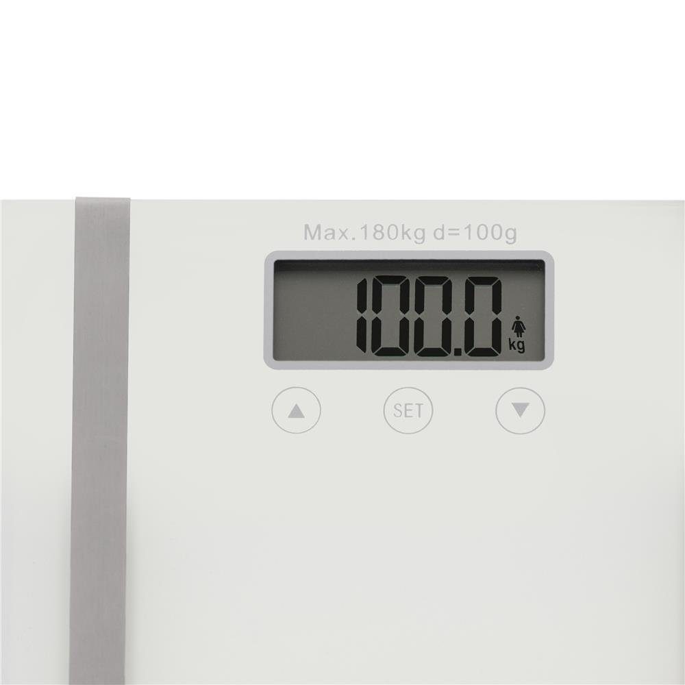Adler Körper-Analyse-Waage AD 8154, digital, Messung von kg, Fett, Hydratation, Muskel- und Knochenmasse