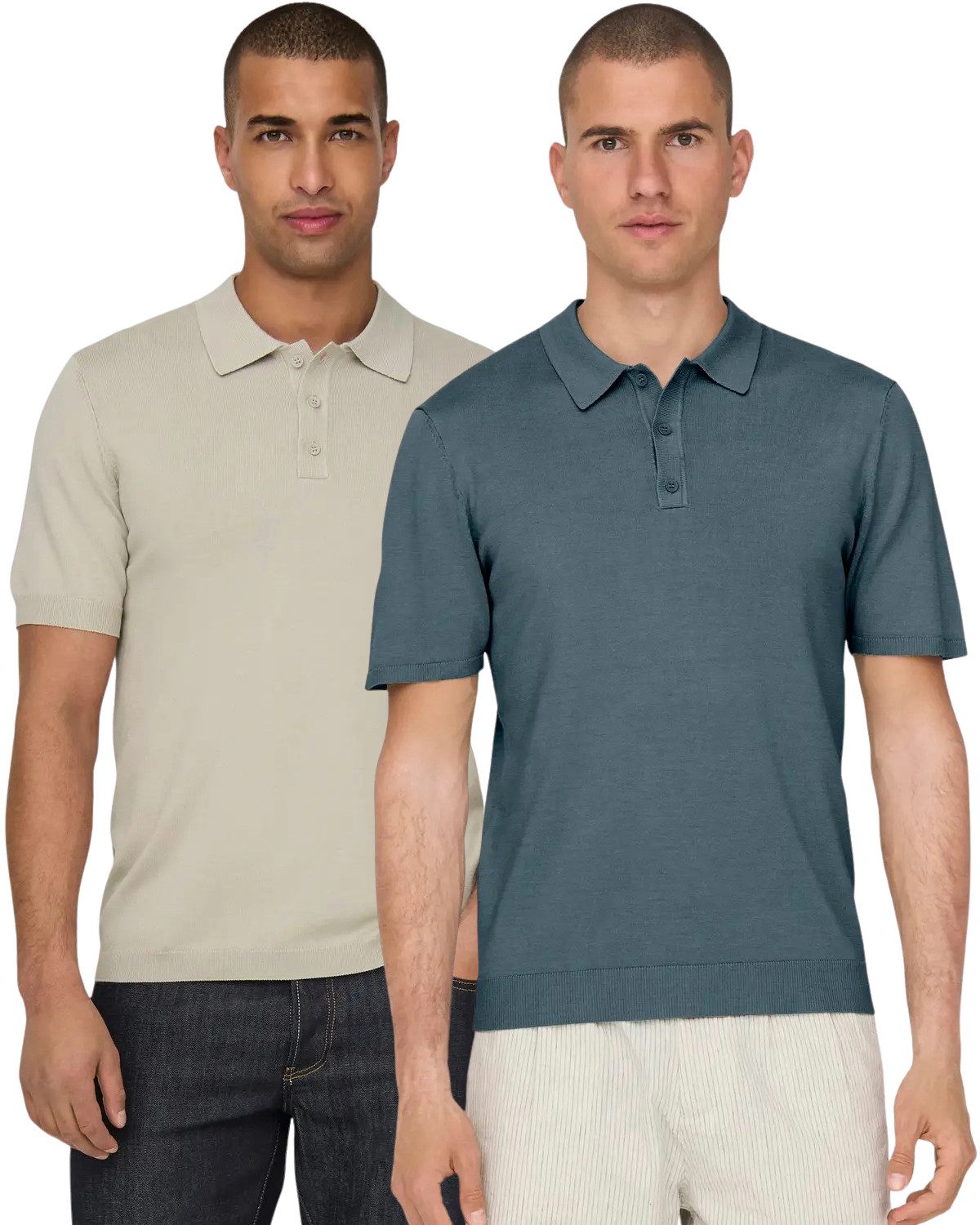 ONLY & SONS Poloshirt Herren Basic günstig online kaufen