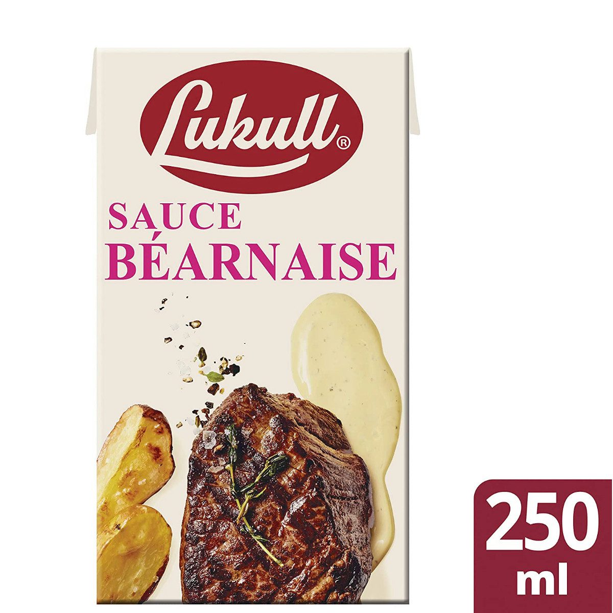 Lukull Saucen, Lukull Sauce Bernaise cremig würziger Kräuter Geschmack 250ml