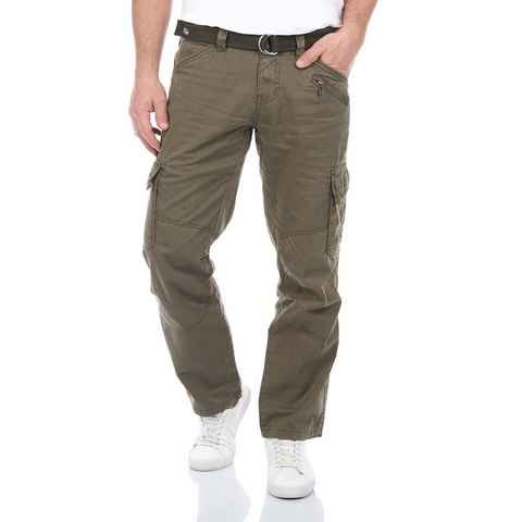 TIMEZONE Cargohose Herren Stoffhose BenitoTZ Loose Fit Freizeithose aus 100% Baumwolle