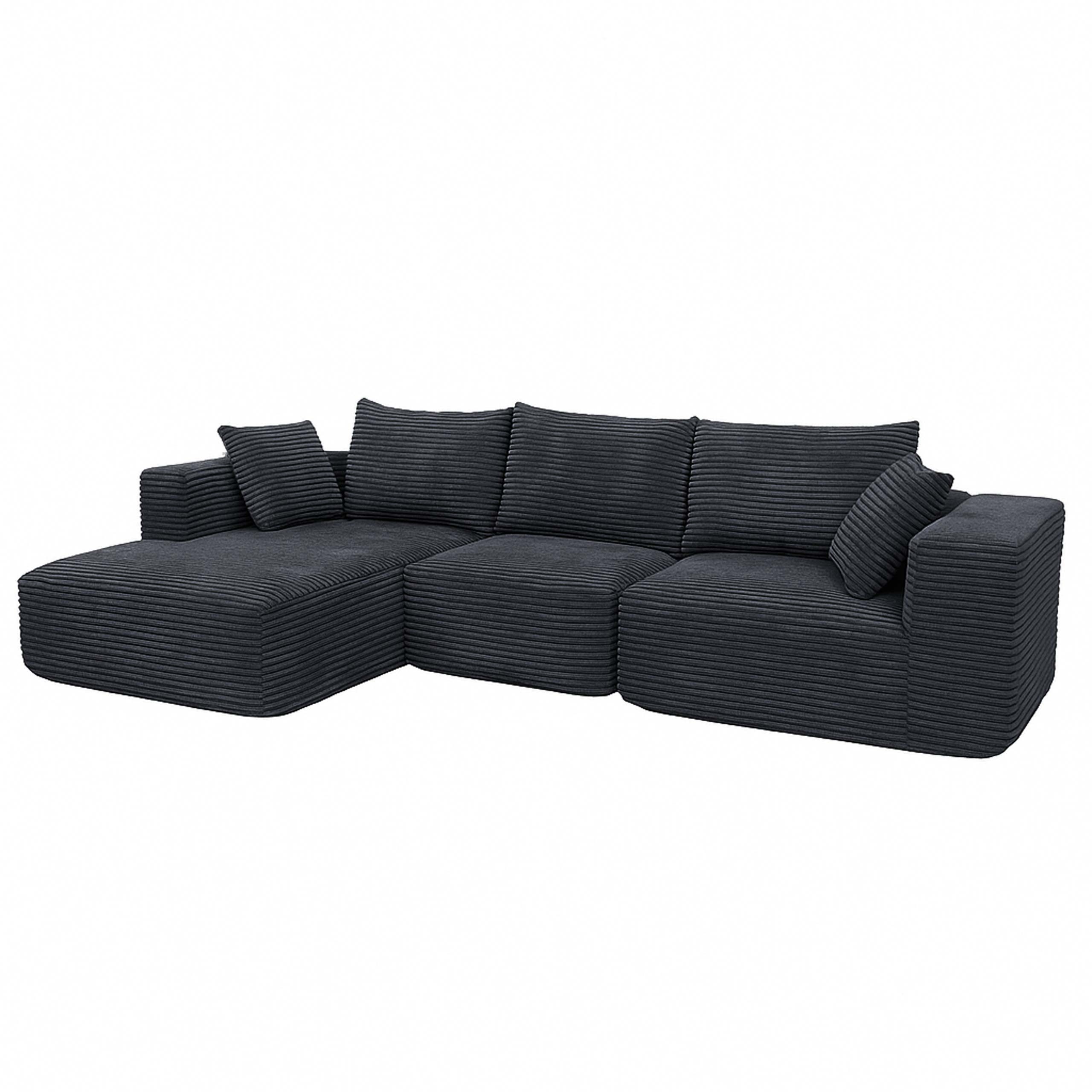 MCW Loungesofa MCW-P20, Rutschfeste Unterseite, Polsterung aus Taschenfeder günstig online kaufen