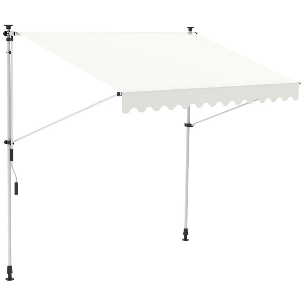 Feel2Home Klemmmarkise LED Klemmmarkise 150-400cm Balkon günstig online kaufen
