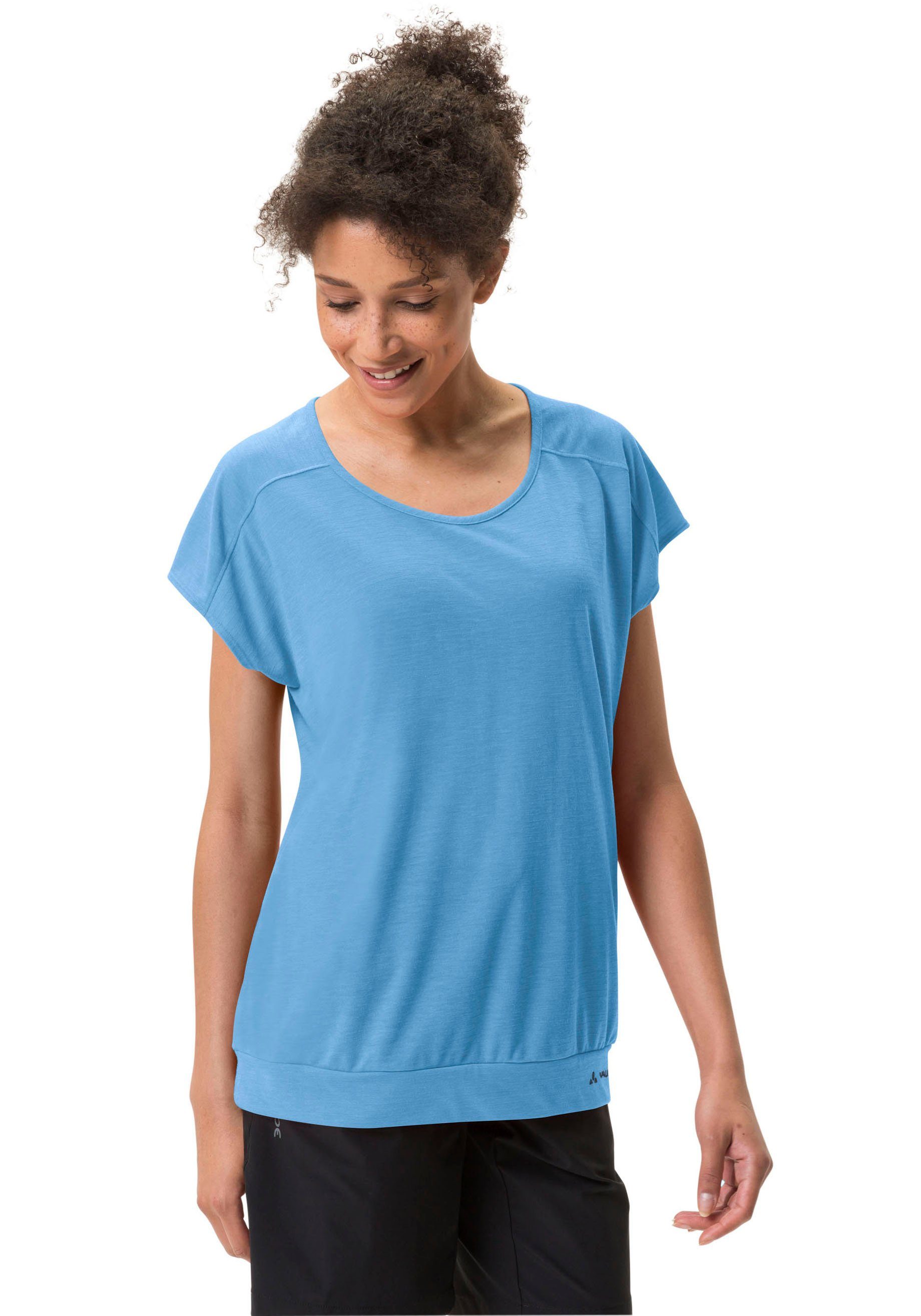 VAUDE Funktionsshirt WOMEN'S SKOMER T-SHIRT III (1-tlg) blue jay