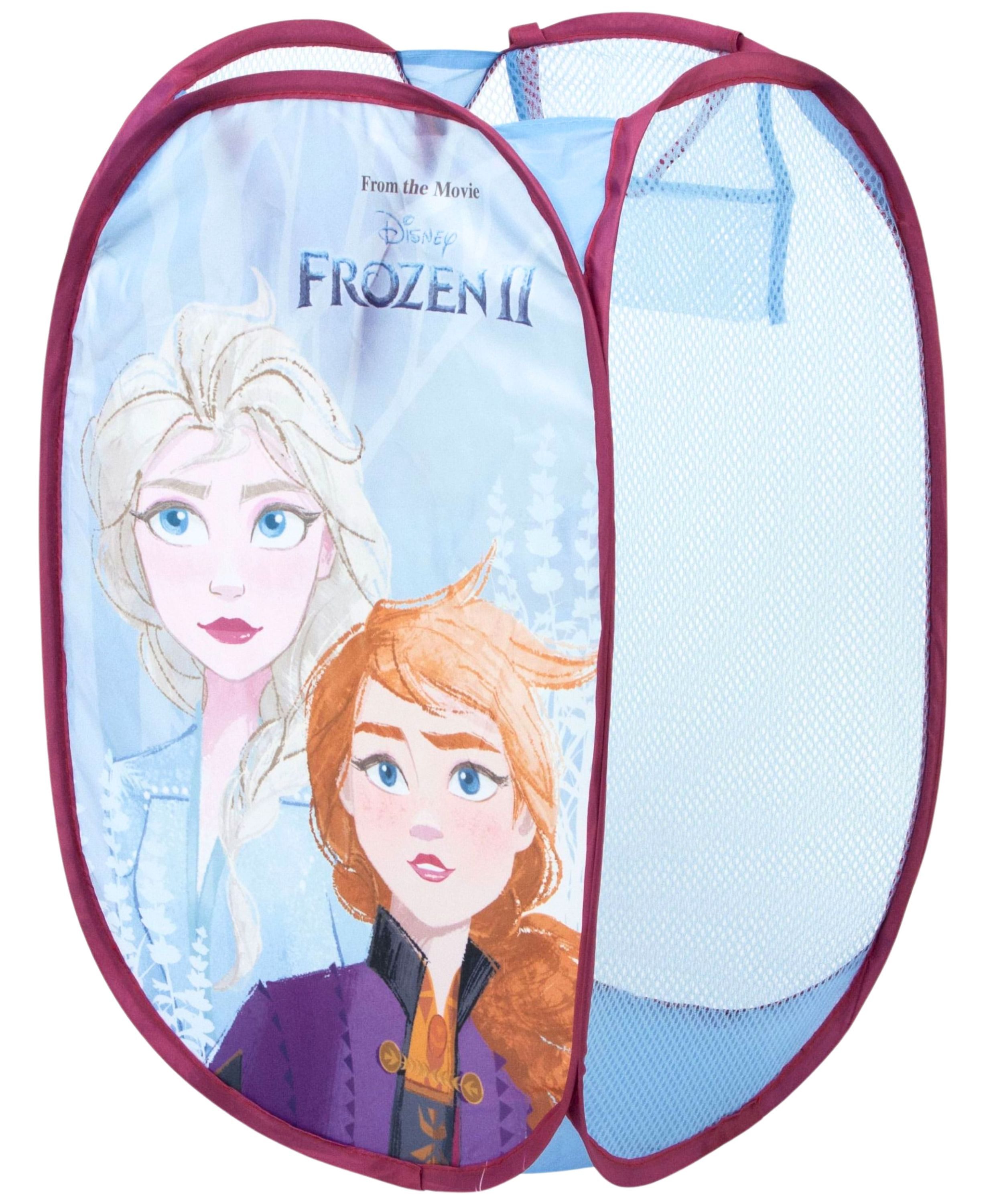 Disney Frozen Aufbewahrungskorb Elsa & Anna, Kinder Pop-Up Korb - Spielzeugkorb 36x36x58 cm