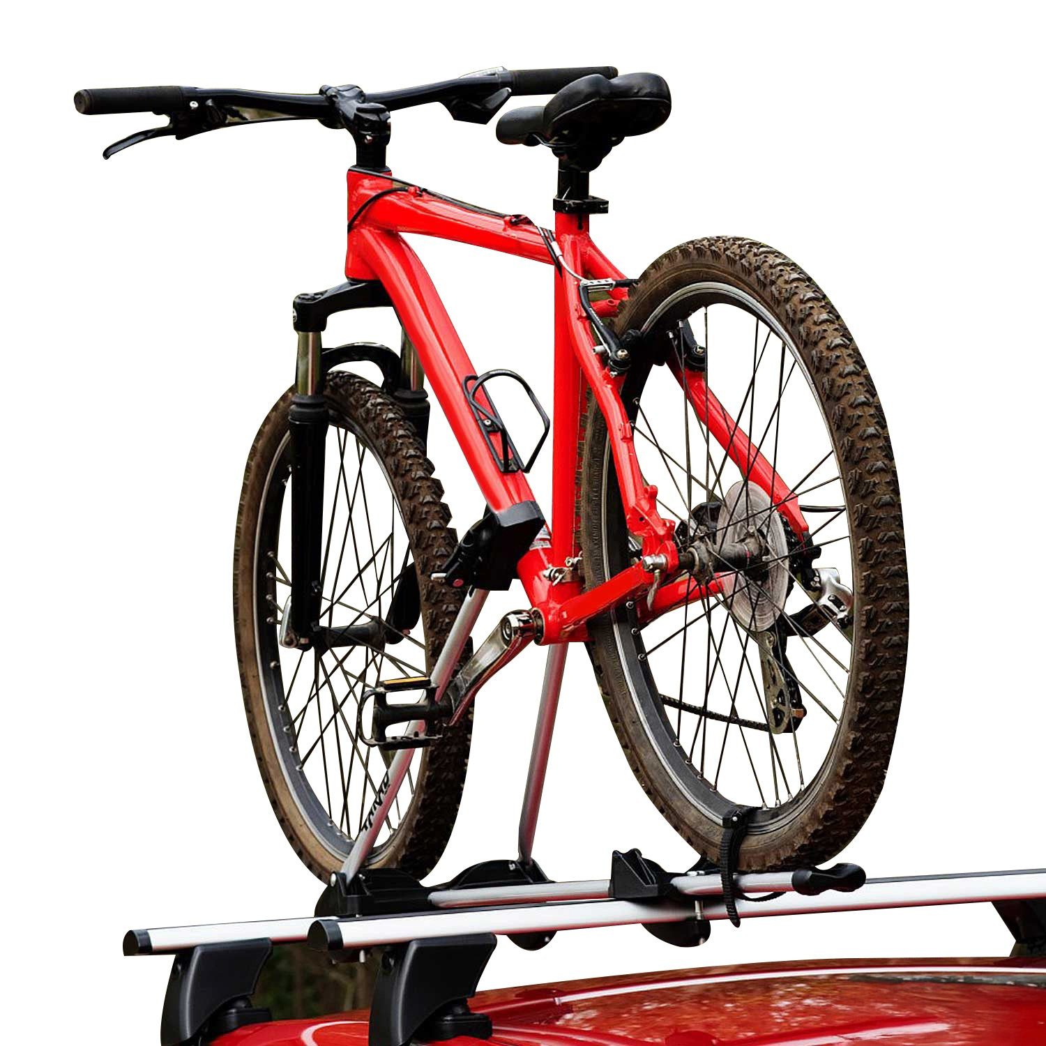 OMAC Dachfahrradträger Farad Fahrradträger bis 25 kg M-Style Dachfahrradträger EBike FatBike, (1-tlg), Rostbeständig, Abnehmbar, Leichtgewichtig