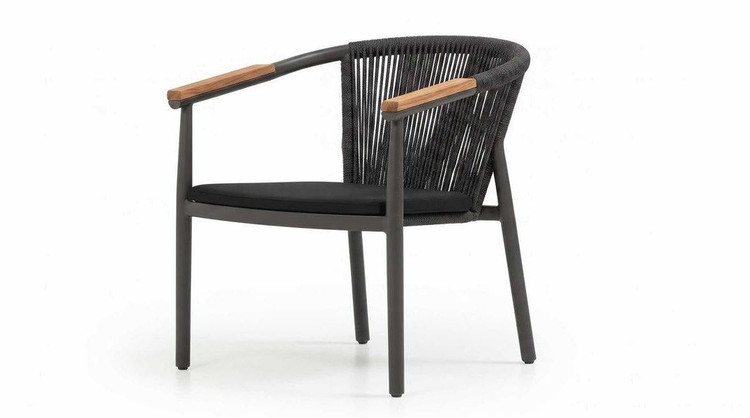 Xlmoebel Stuhl Stuhl schön bequem praktisch kompakt modern Schwarz Terrasse