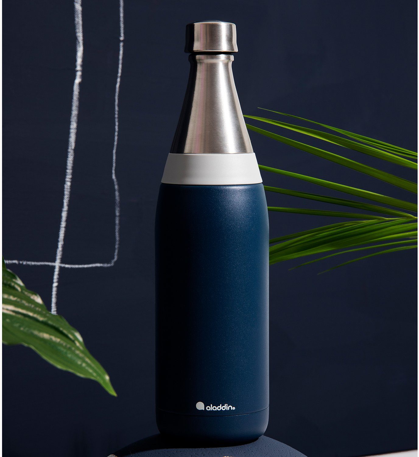 aladdin Isolierflasche Fresco Thermavac™ 0,6 auslaufsicher, für L, Liter blau Getränke, kohlensäurehaltige