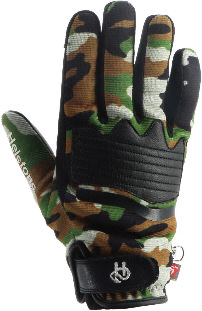 Helstons Motorradhandschuhe Jazz Camo wasserdichte Motorrad Handschuhe