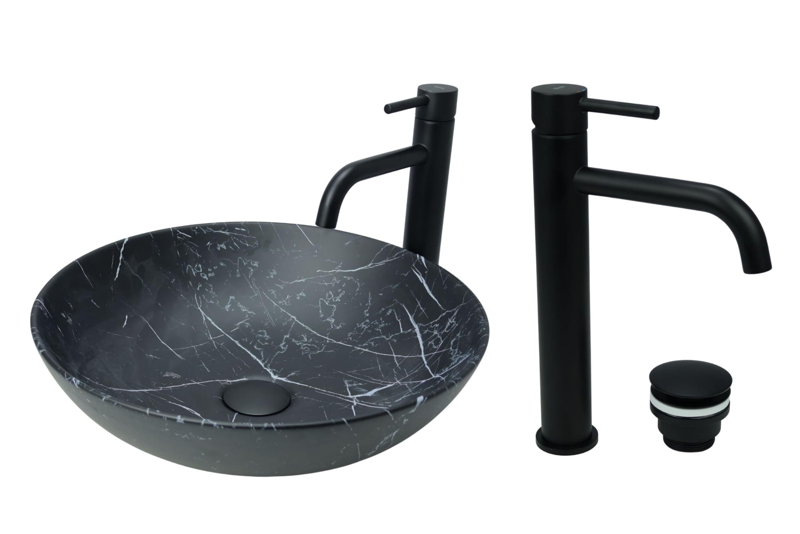 GTM Design Aufsatzwaschbecken Modern Waschbecken ohne Hahnloch Elegant, Ova günstig online kaufen