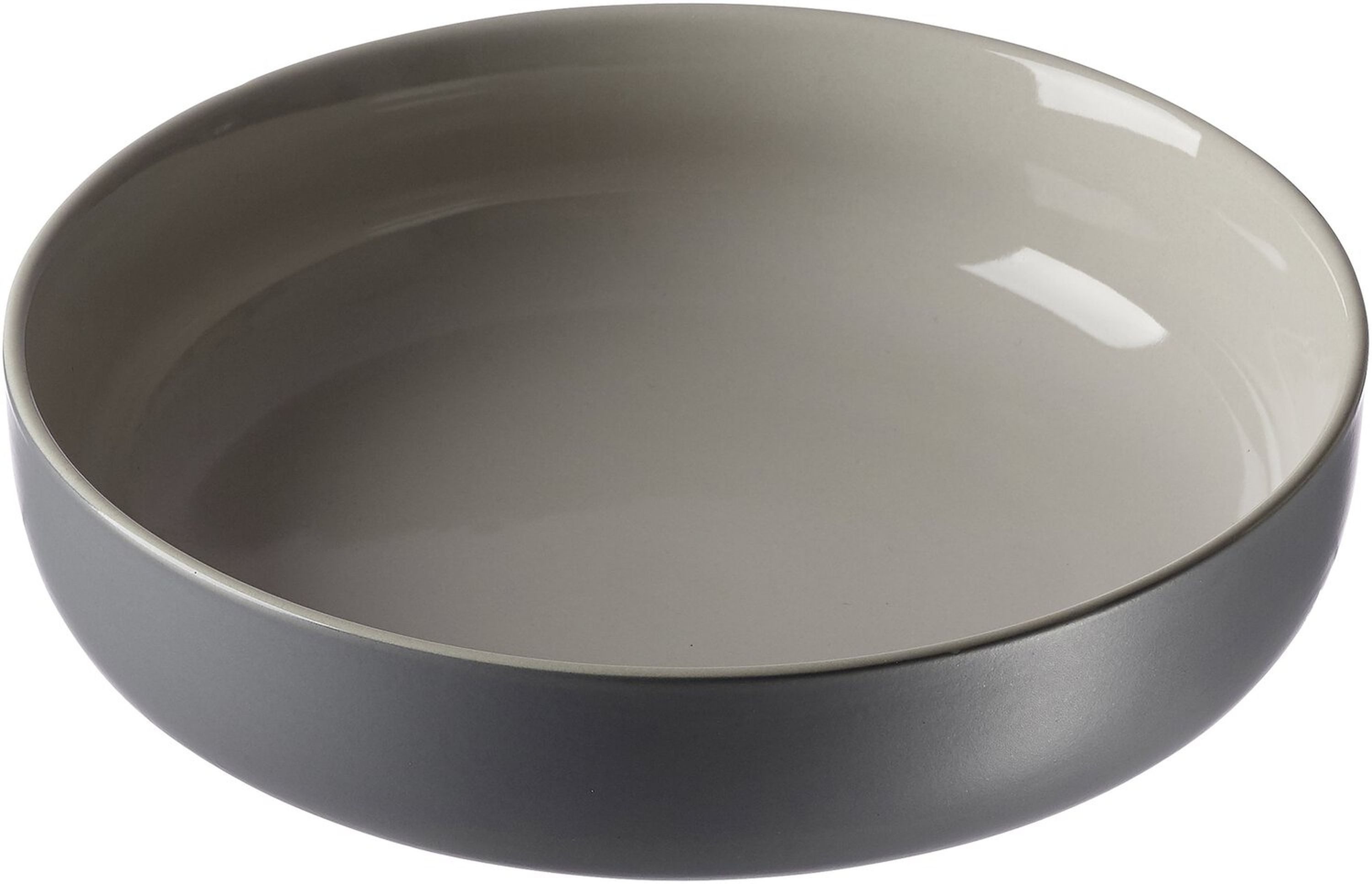 Ritzenhoff & Breker Schale Ritzenhoff & Breker Schale Jasper Keramik Geschirr 850 ml grau, Steinzeug