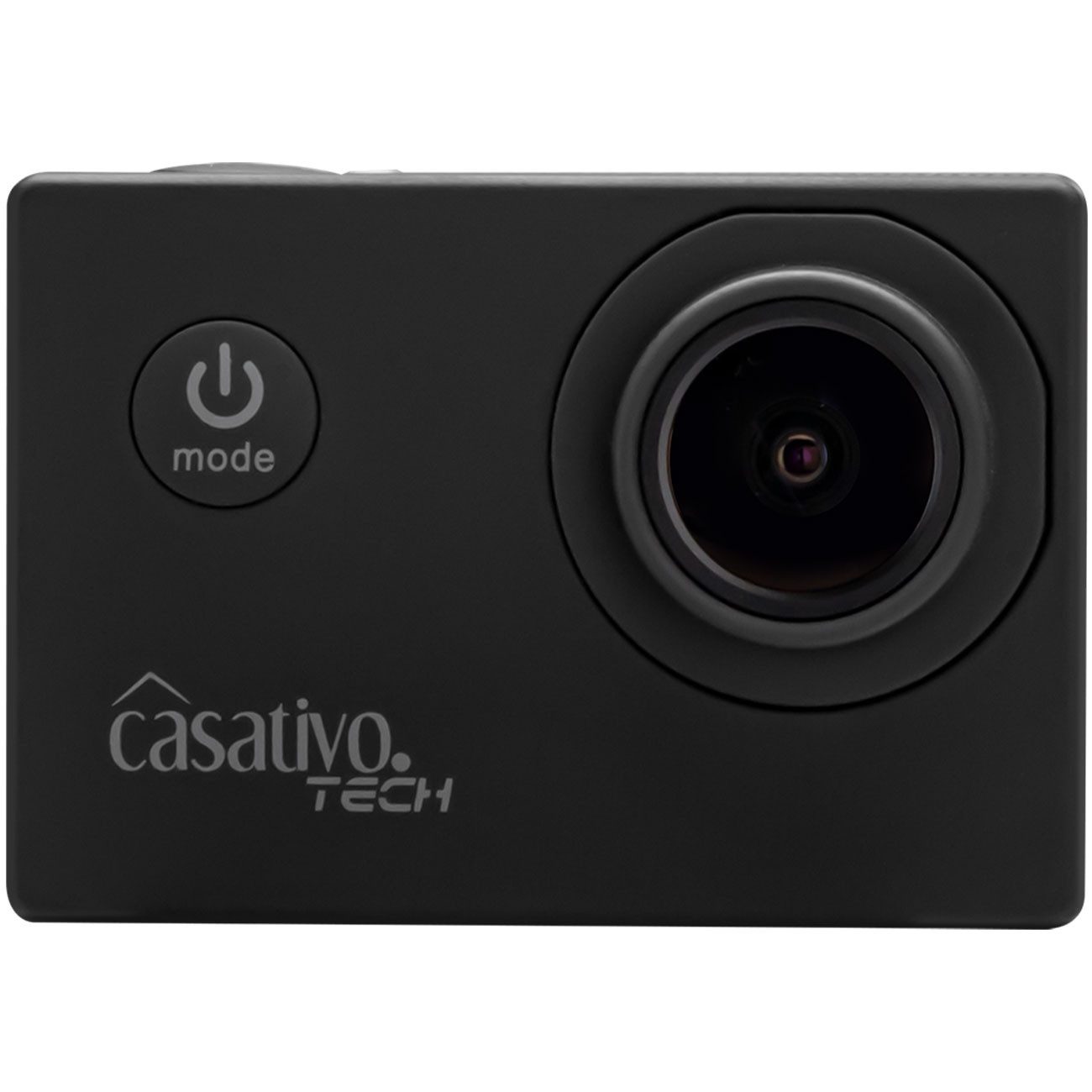 Casativo 4K Action Cam mit Ultra HD LCD Display WLAN 170° Weitwinkelobjektiv Action Cam (WLAN, MicroSD, Micro-USB, Micro-HDMI, 30 m wasserdicht, 2", 50 min Full HD, Webcam-Funktion)