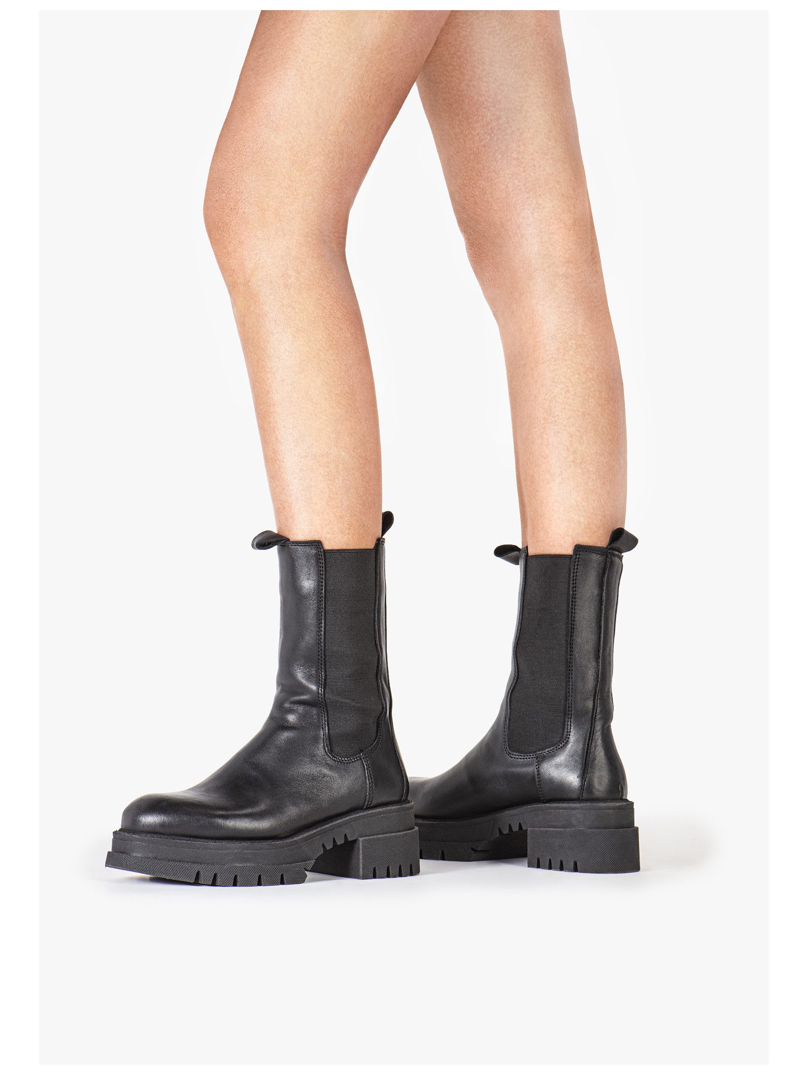 Chelsea Boots Inuovo Stiefelette Braun INUOVO Stiefel Leder Stiefel