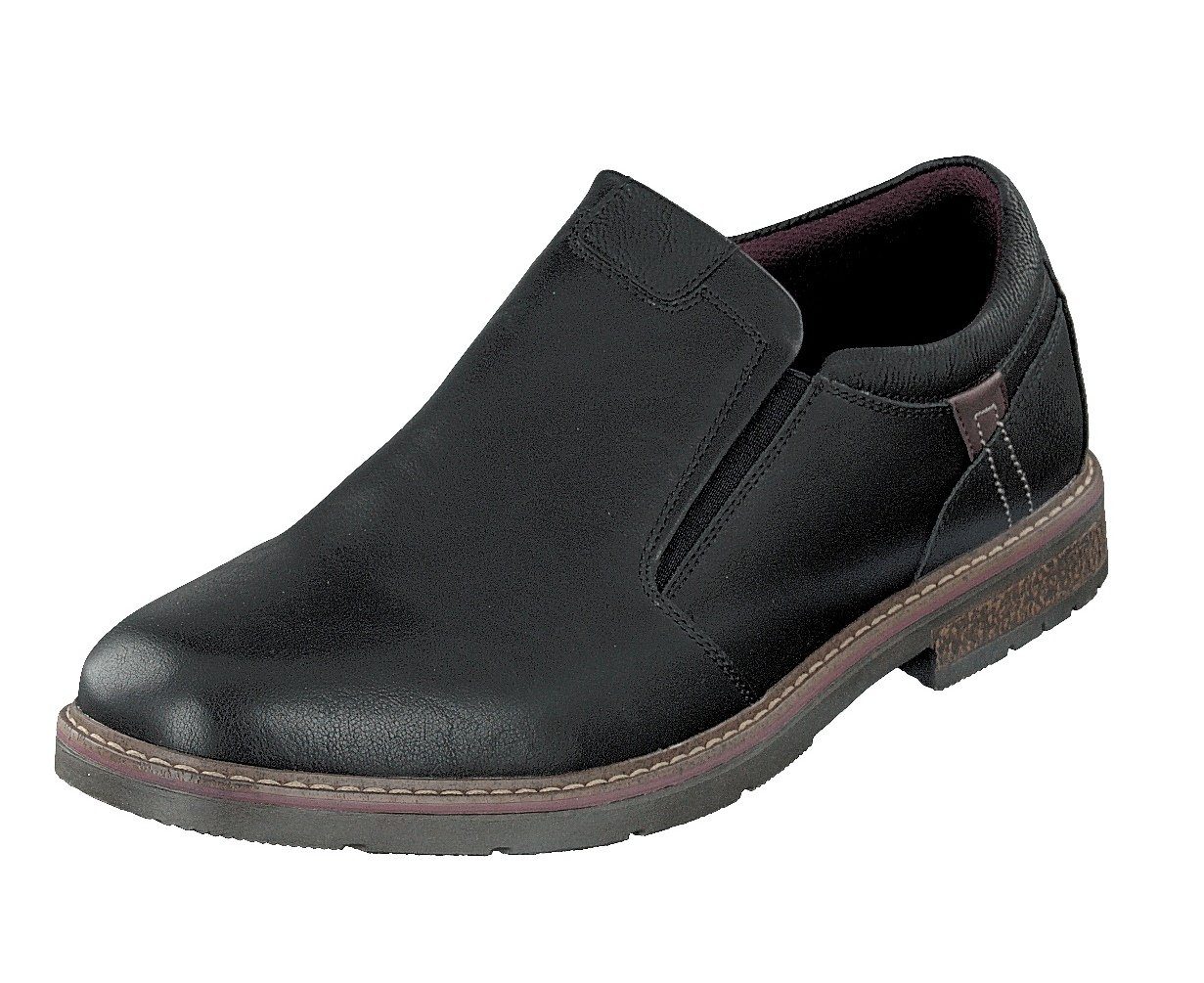 Herren Schuhe Gr.47 elegante Slipper Sneaker R3507 Black Extra Weite«  Slipper