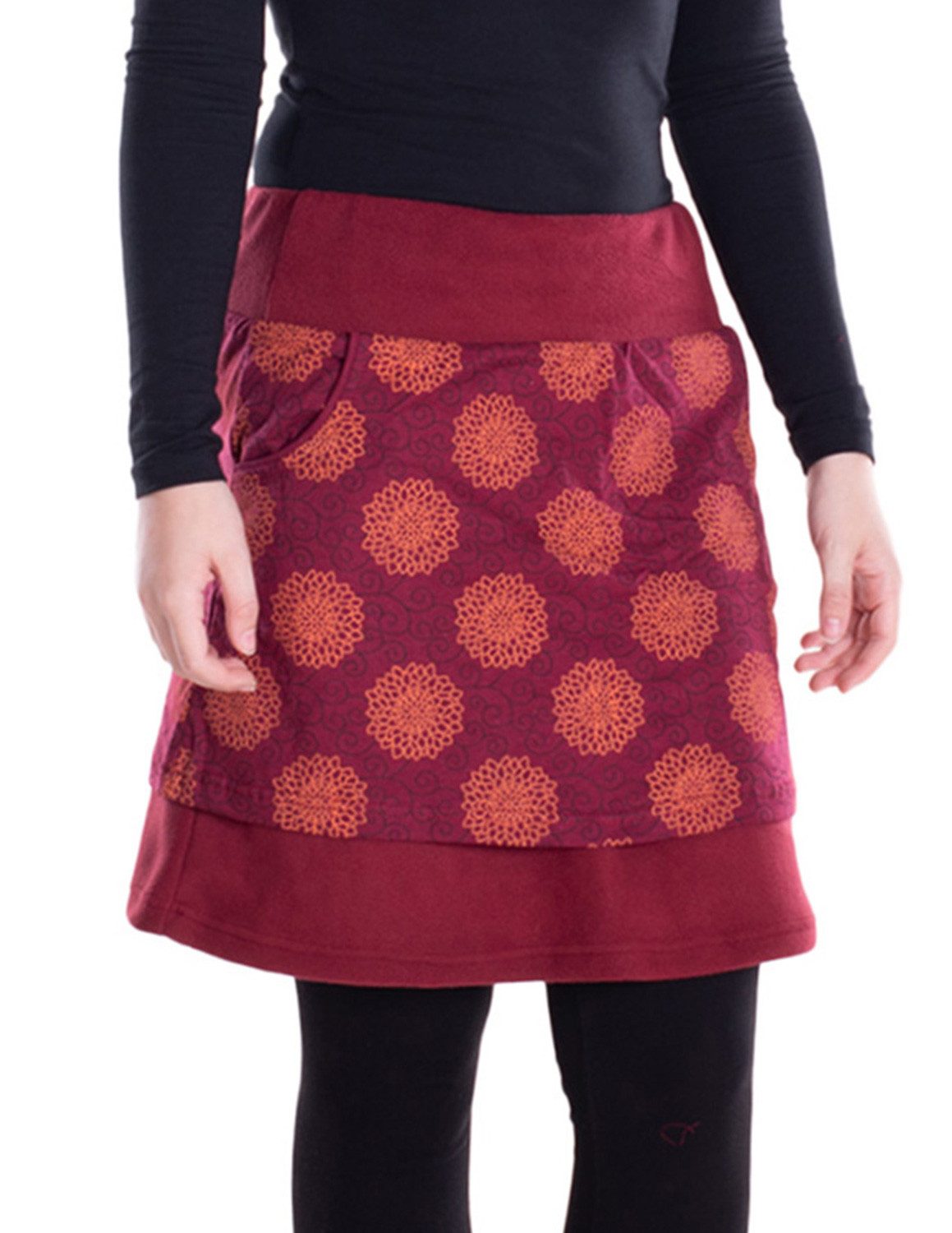 Vishes Minirock Thermorock warmer Damen Winterröcke günstig online kaufen