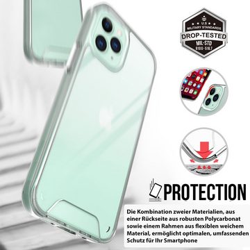 FITSU Handyhülle Ultraklare Hülle für iPhone 12 Transparent, Ultraklare Handyhülle transparentes Slim Case mit Eckenschutz