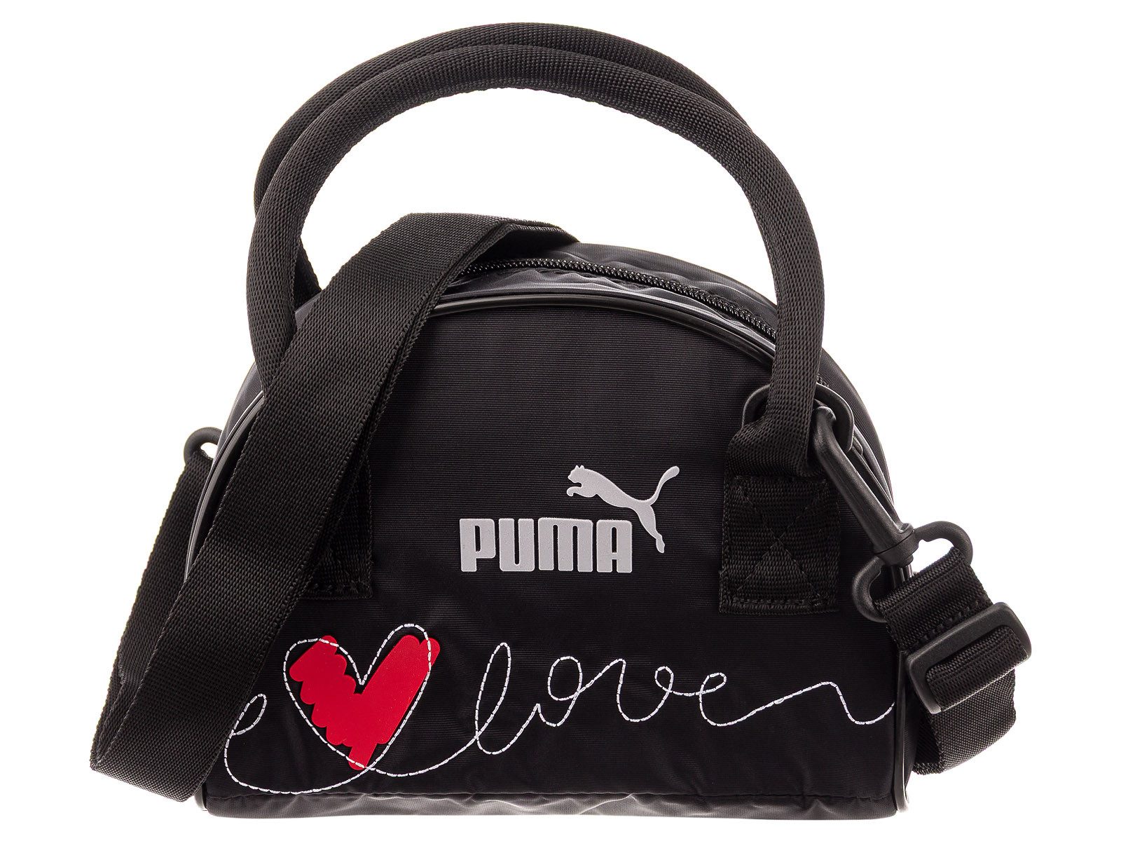 PUMA Umhängetasche Puma Valentines Mini Grip Bag 1 Liter Umhängetasche 078232 puma black (1-tlg), Schulterriemen