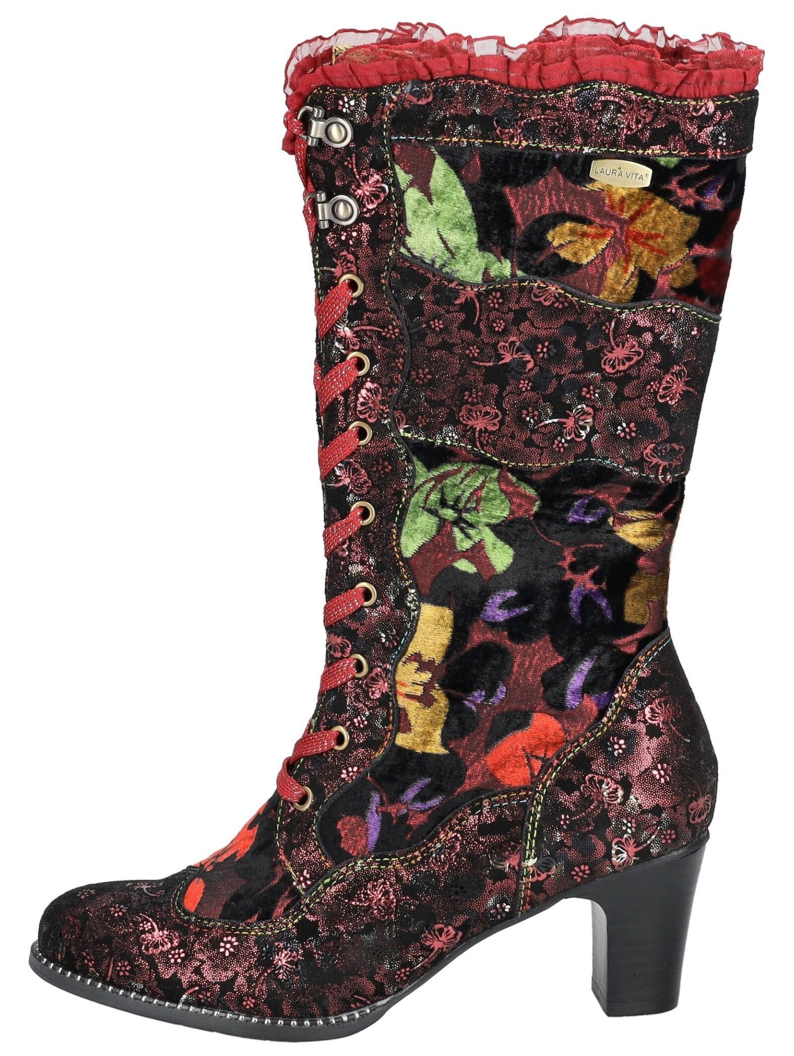 LAURA VITA Stiefel Leder/Textil Schnürstiefel günstig online kaufen