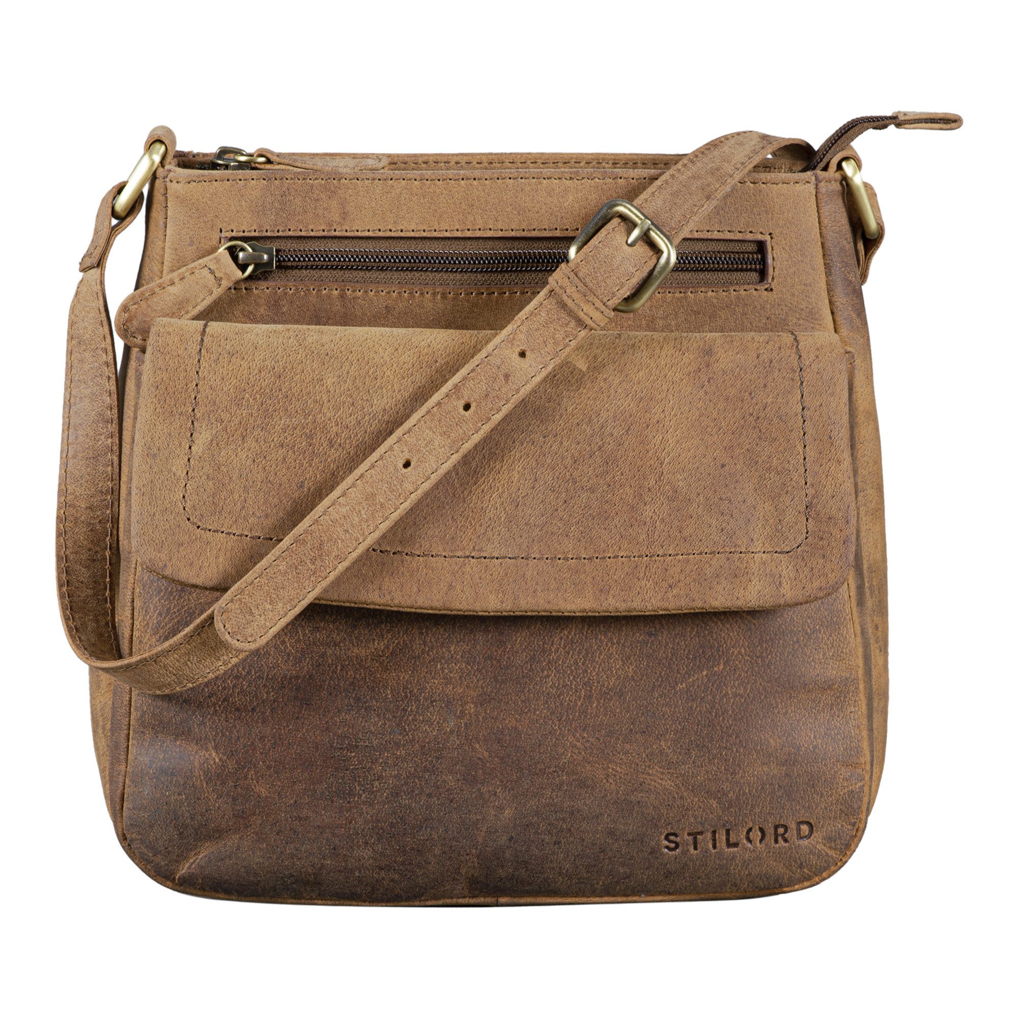 Handtasche "Jodie" Leder Umhängetasche Damen