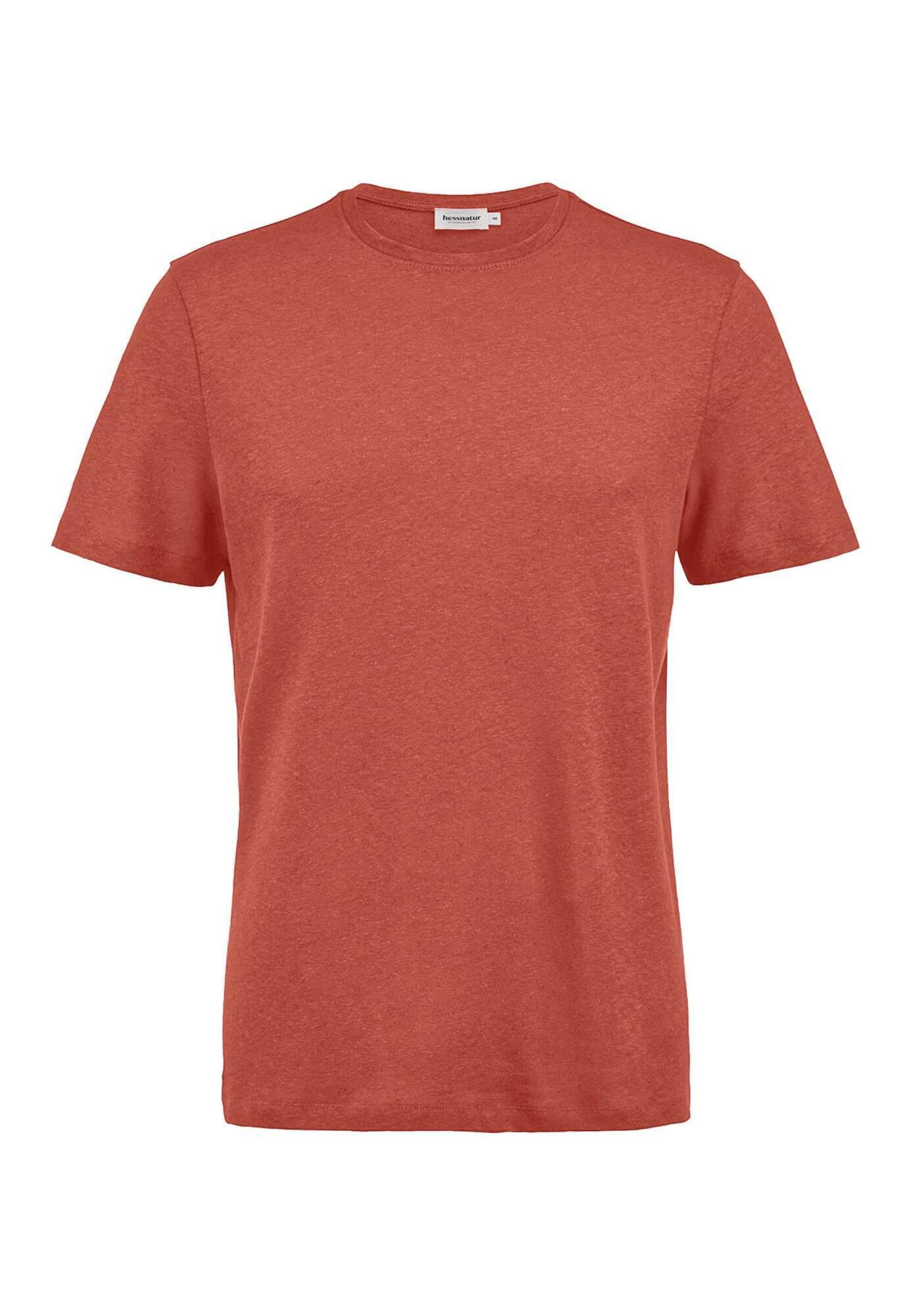T-Shirt aus Bio-Baumwolle und Leinen
