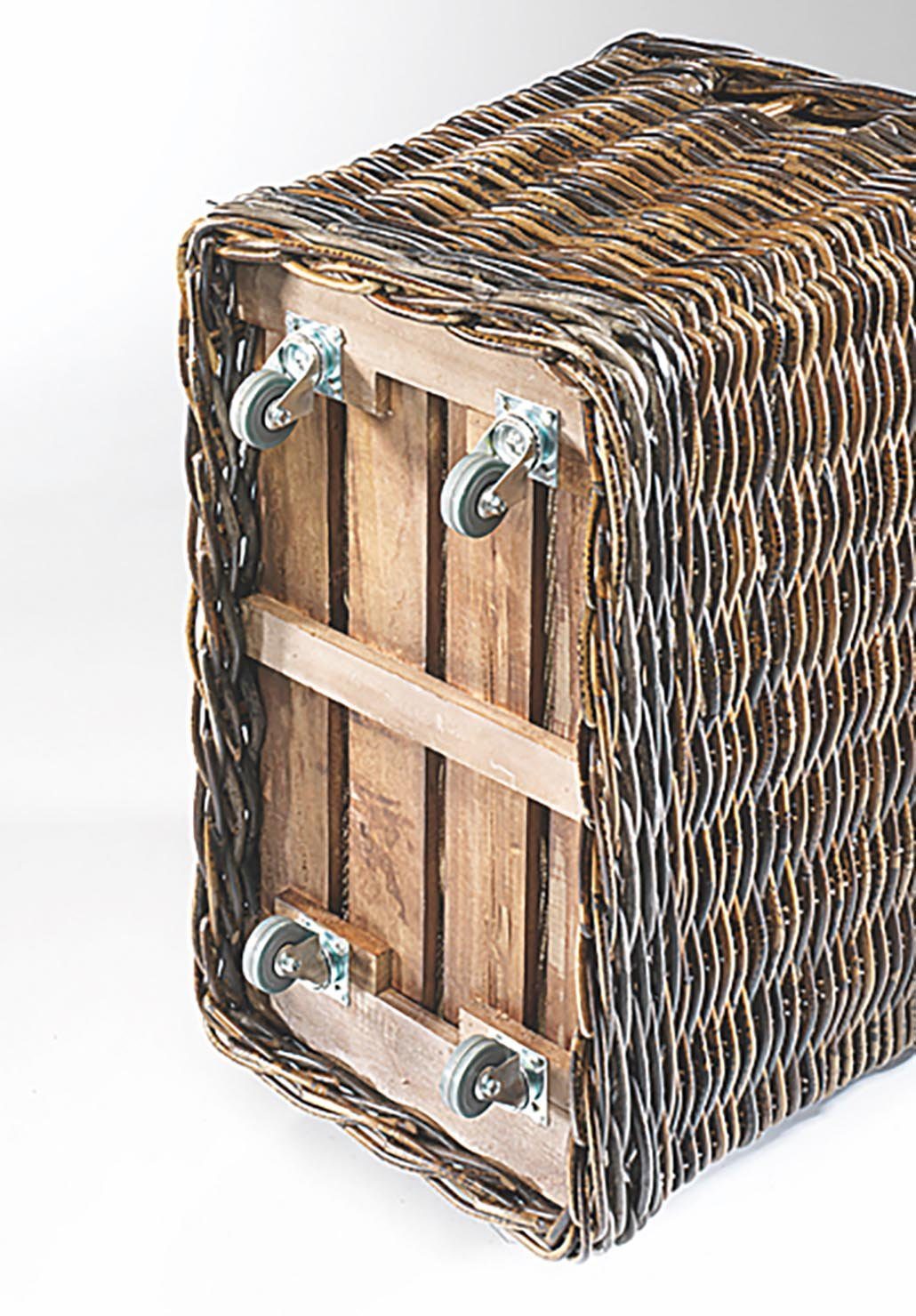 Kobolo Kaminholzkorb Holzkorb aus Rattan mit günstig online kaufen